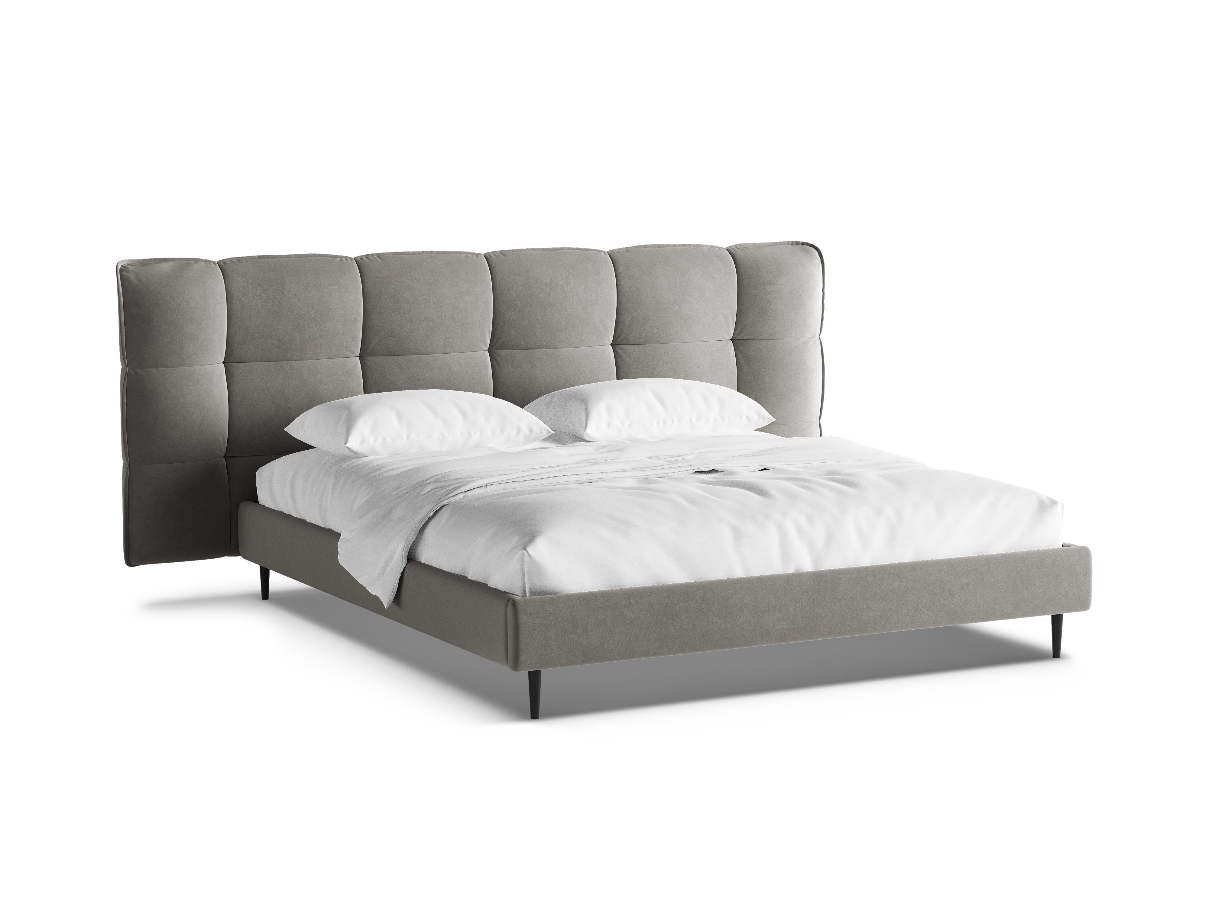 ERIC Velvet Bed Gray