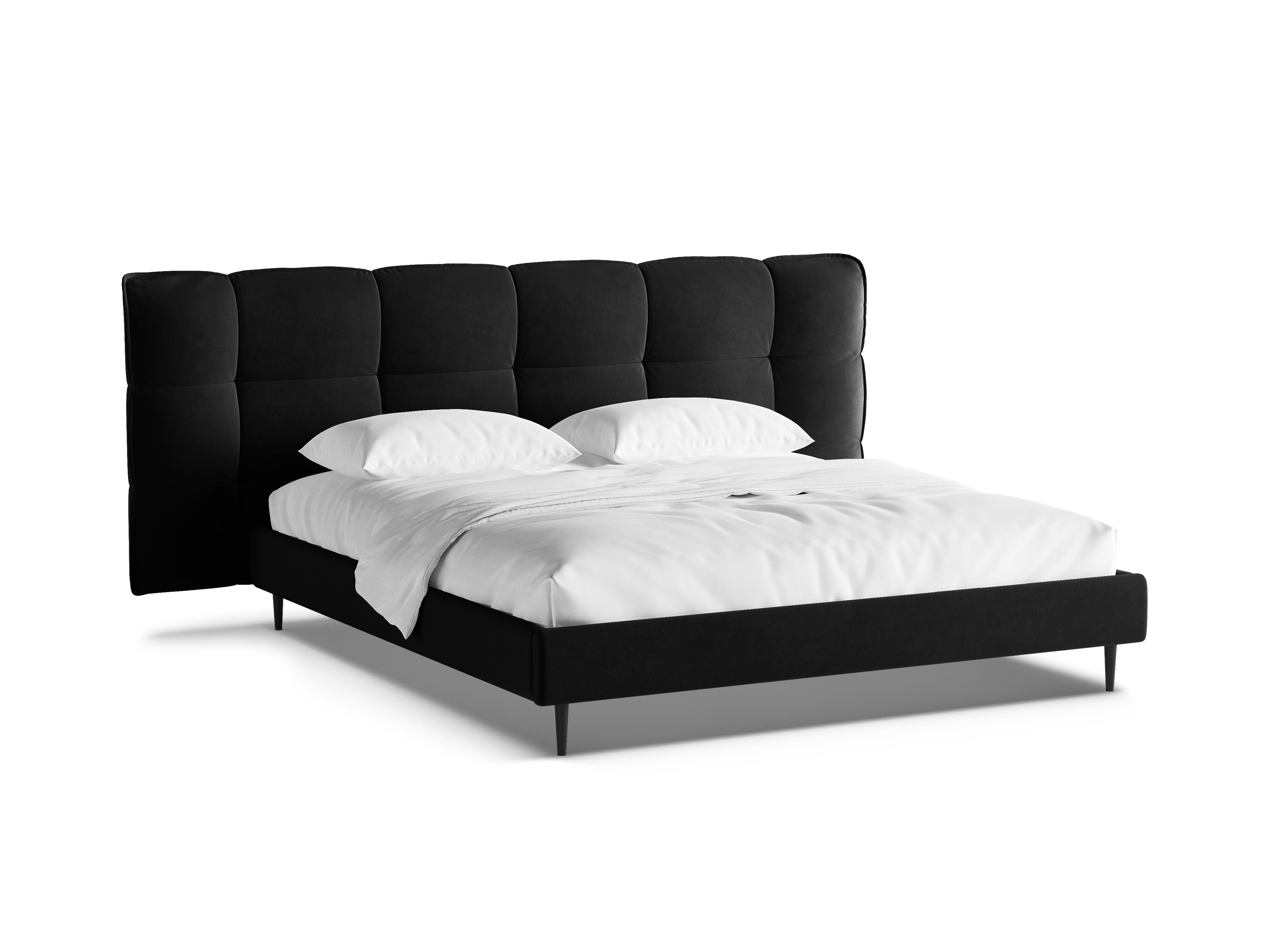 Samtbett ERIC schwarz