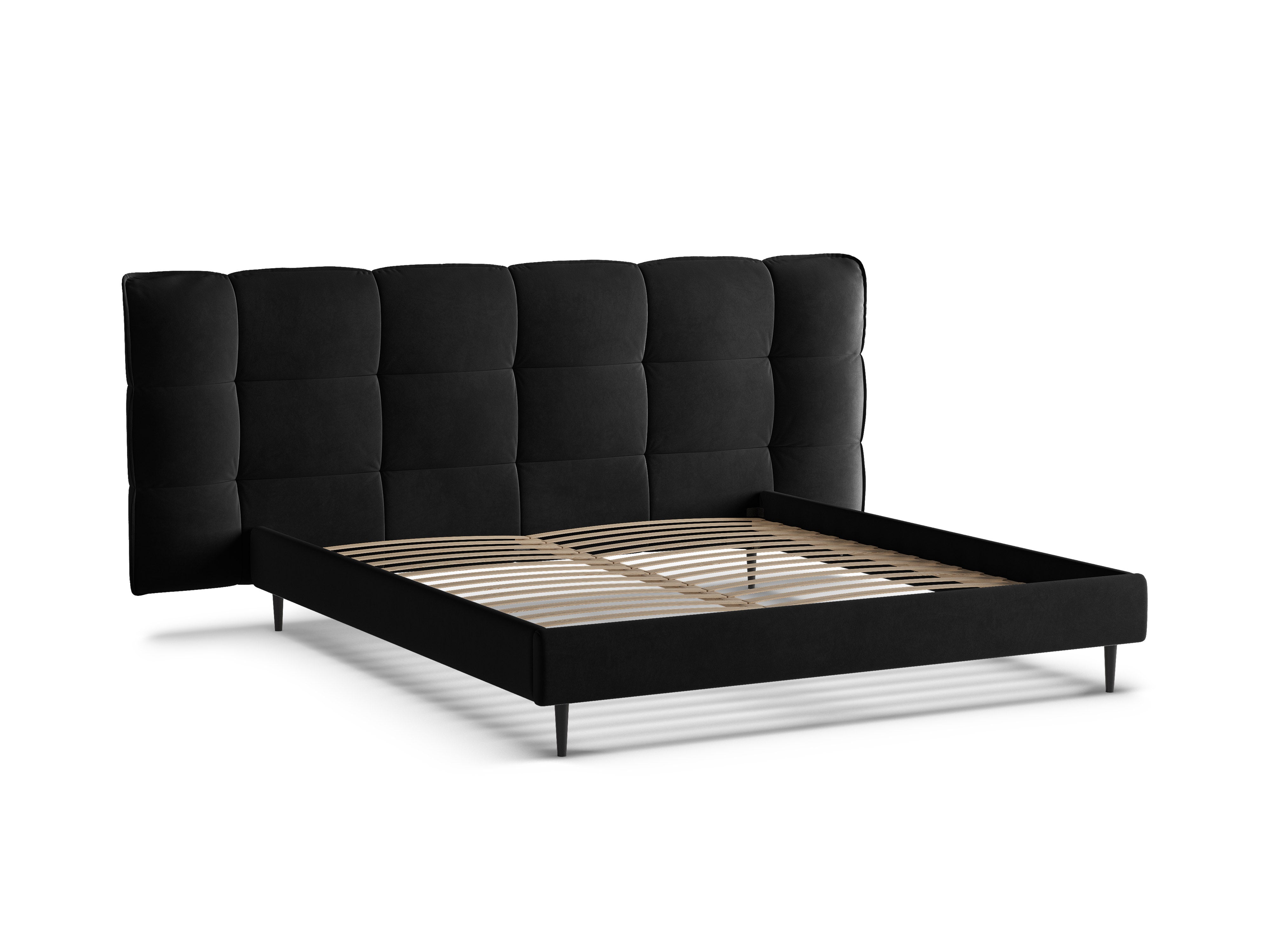 Samtbett ERIC schwarz