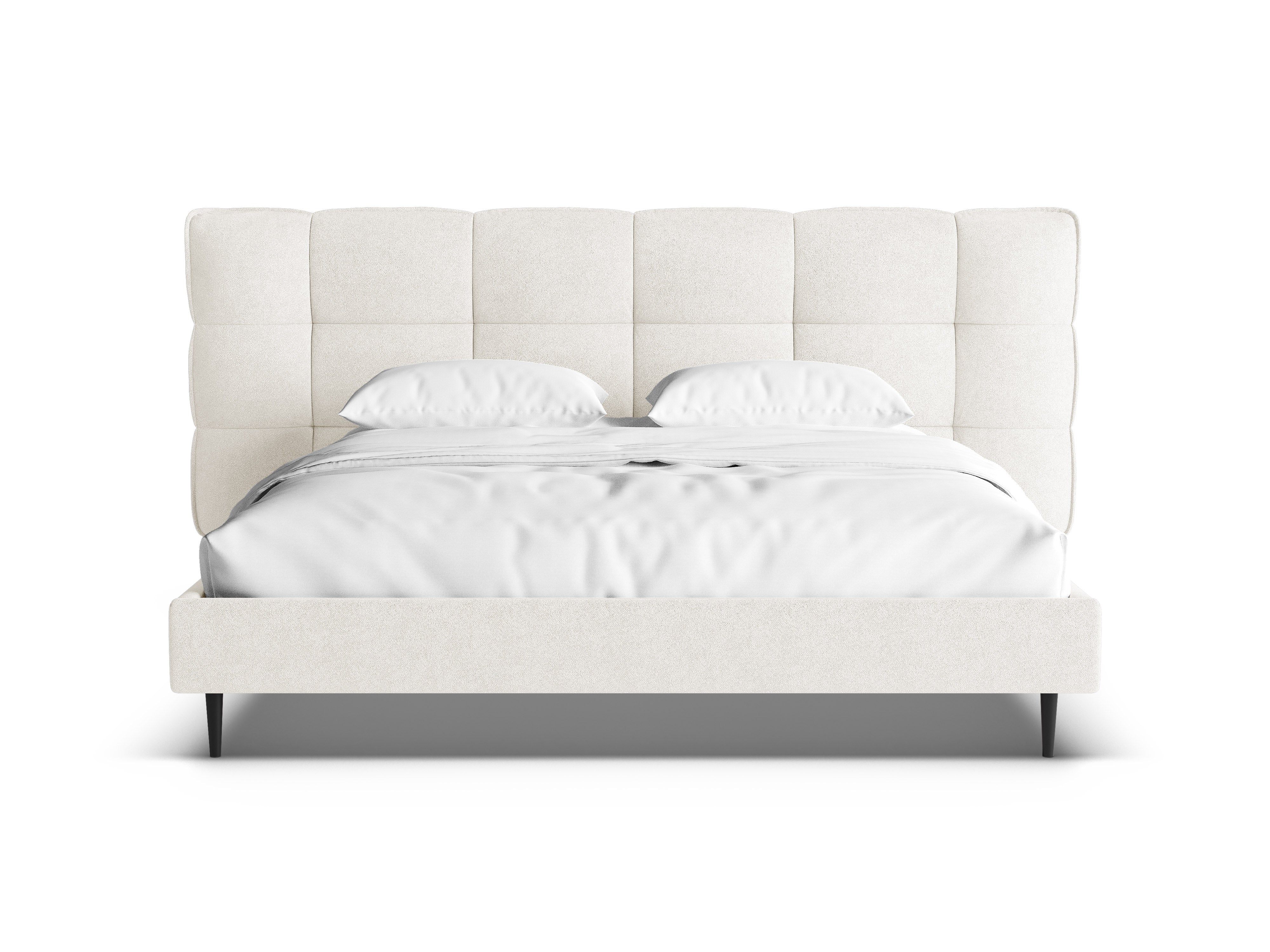 Bett ERIC Elfenbein Boucle