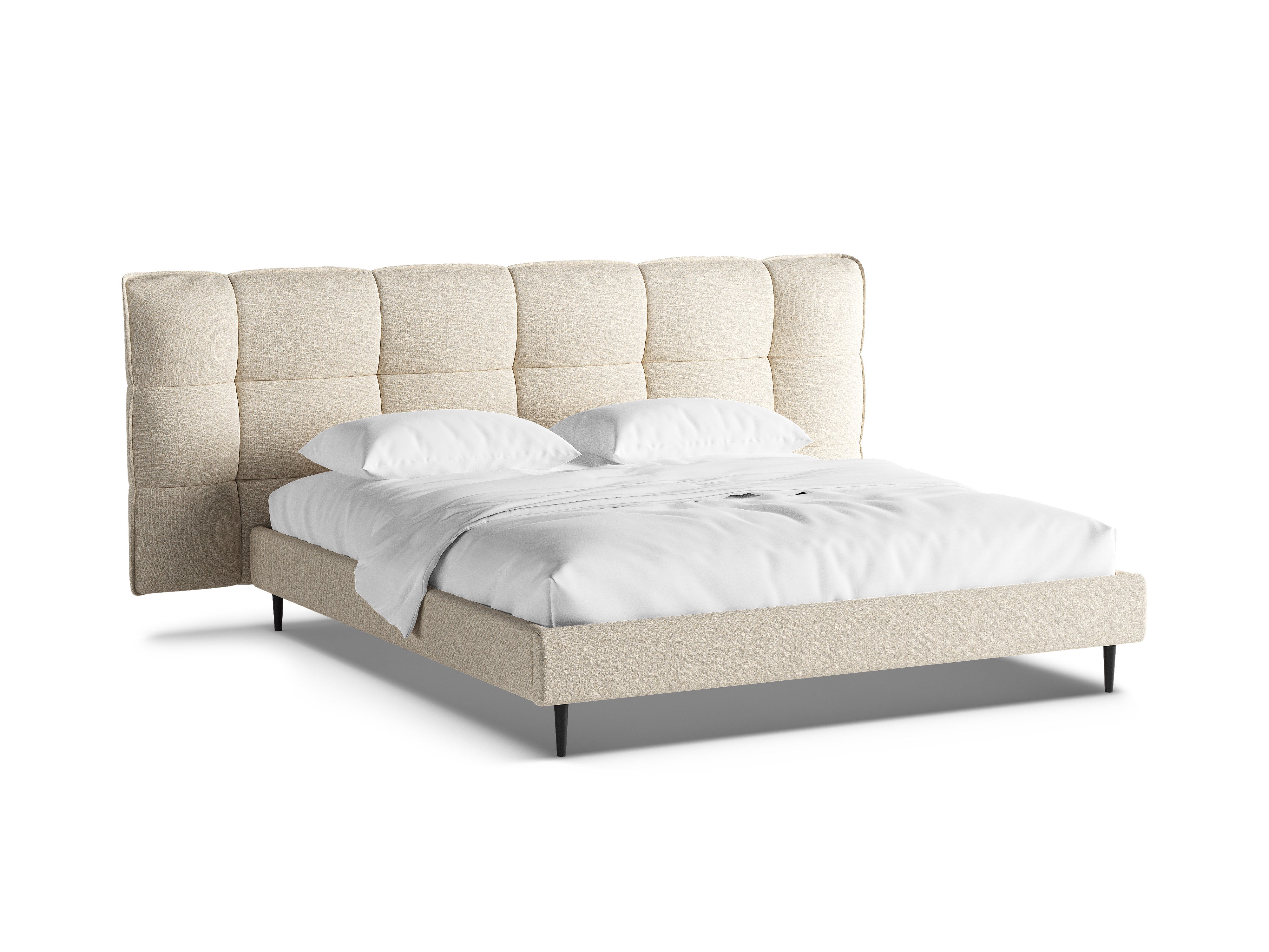 ERIC bed in light beige mélange