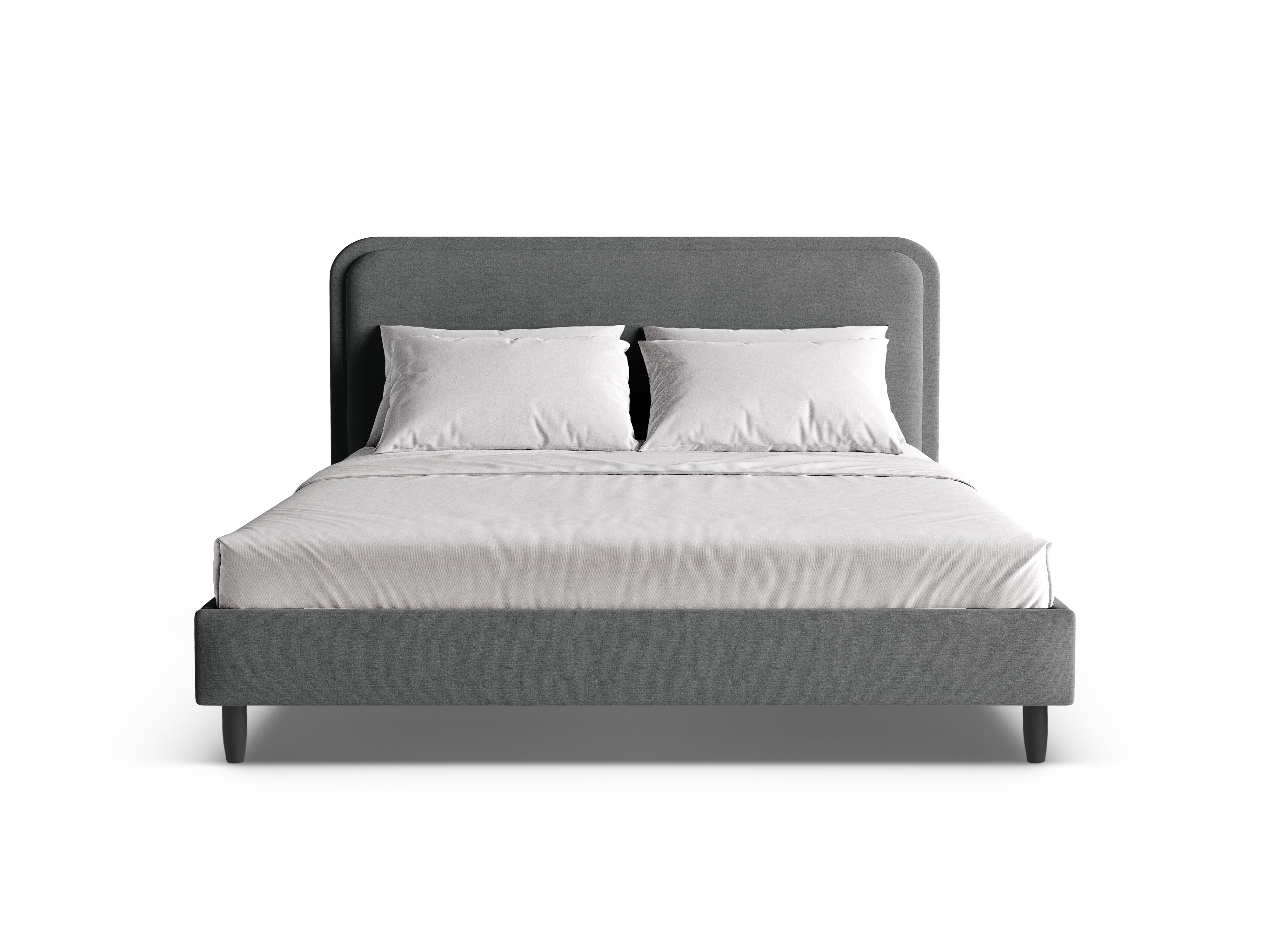 AVELINE Bed Dark Gray