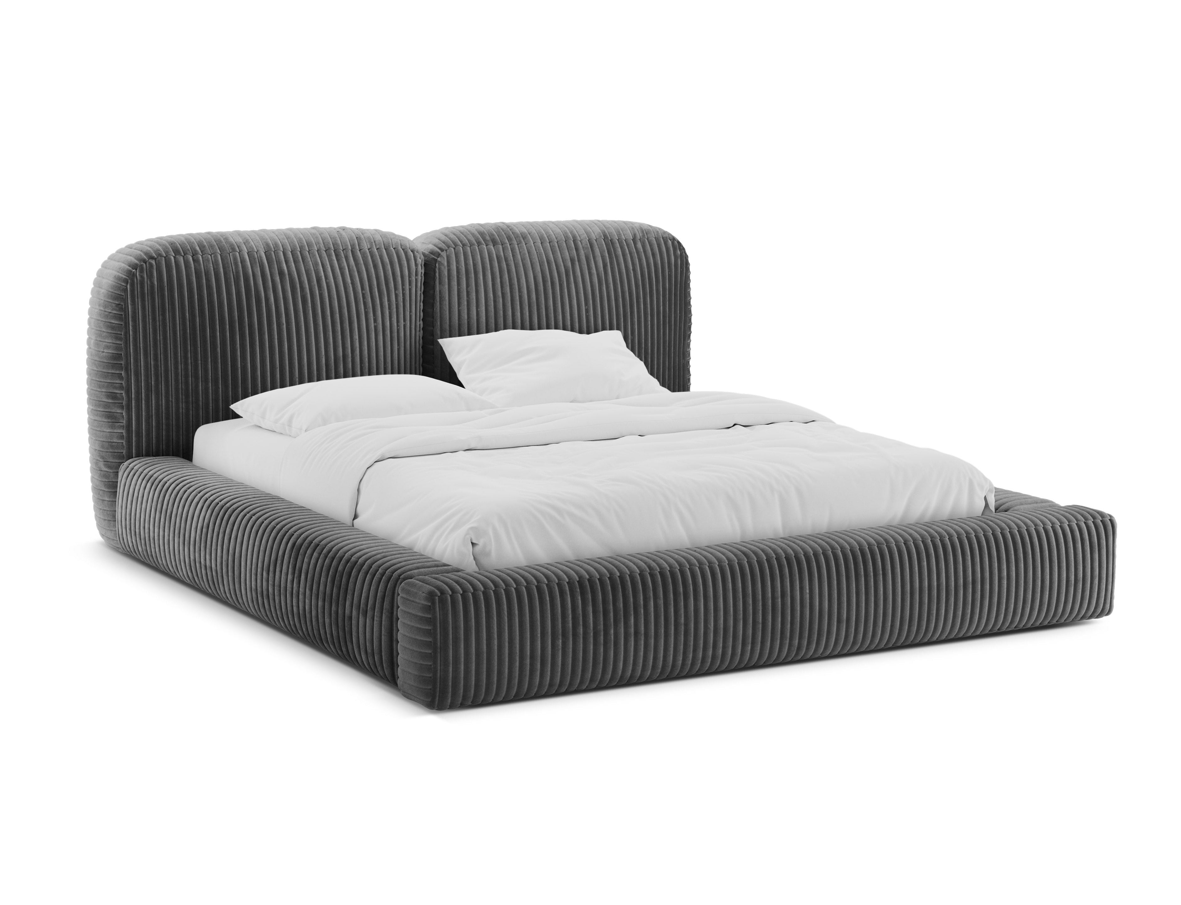 Bett MARTINA graues Cord