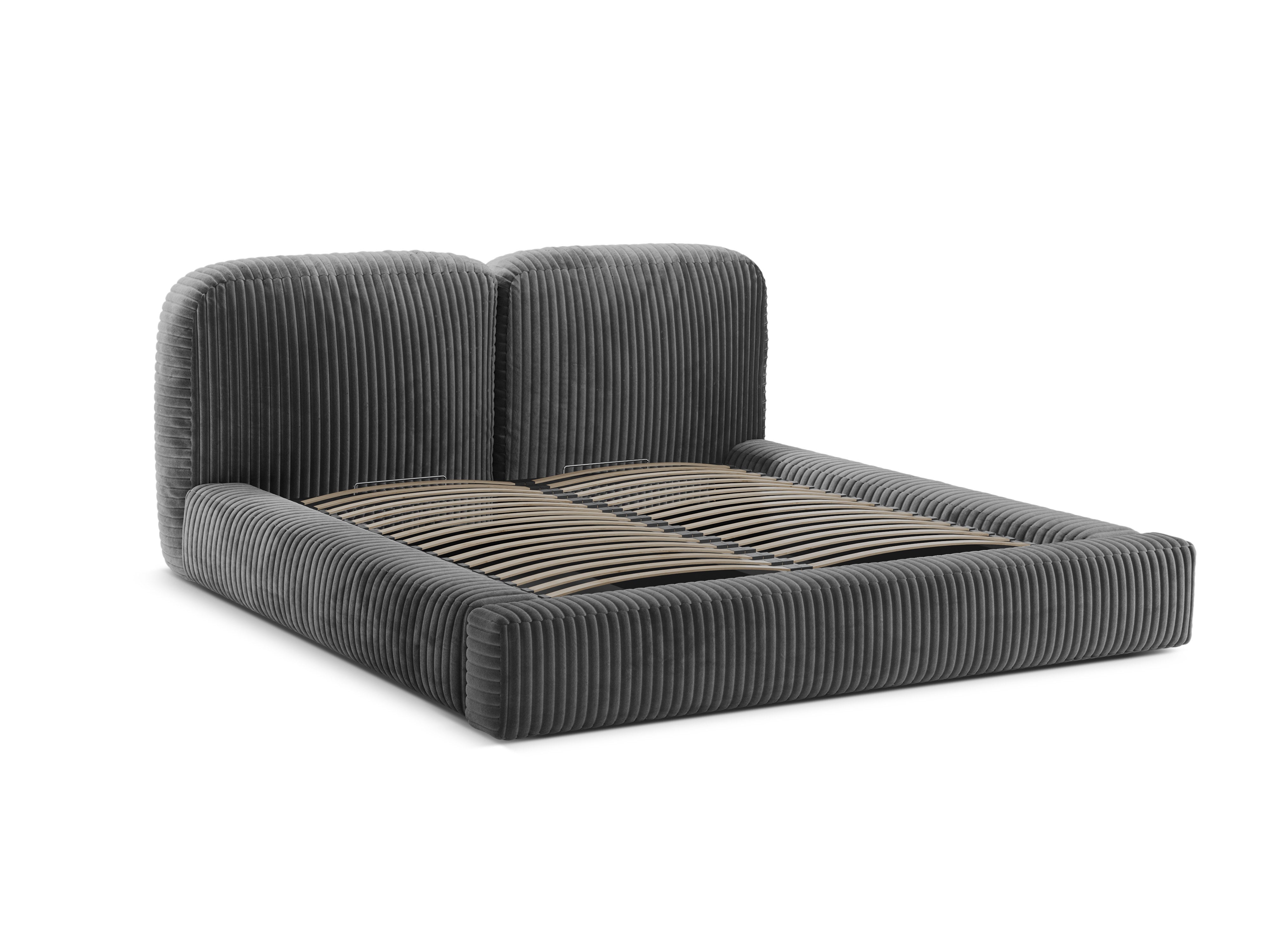 Bett MARTINA graues Cord