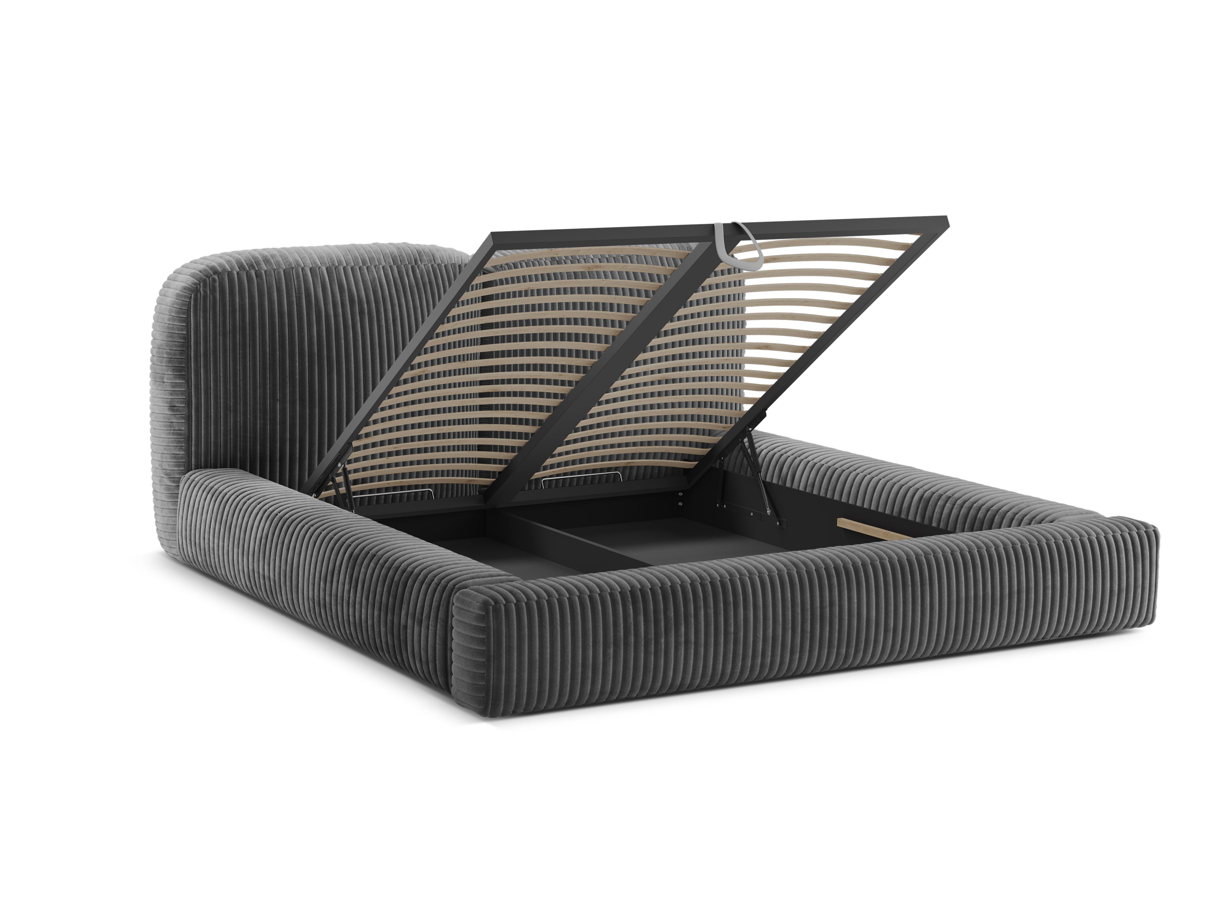 Bett MARTINA graues Cord