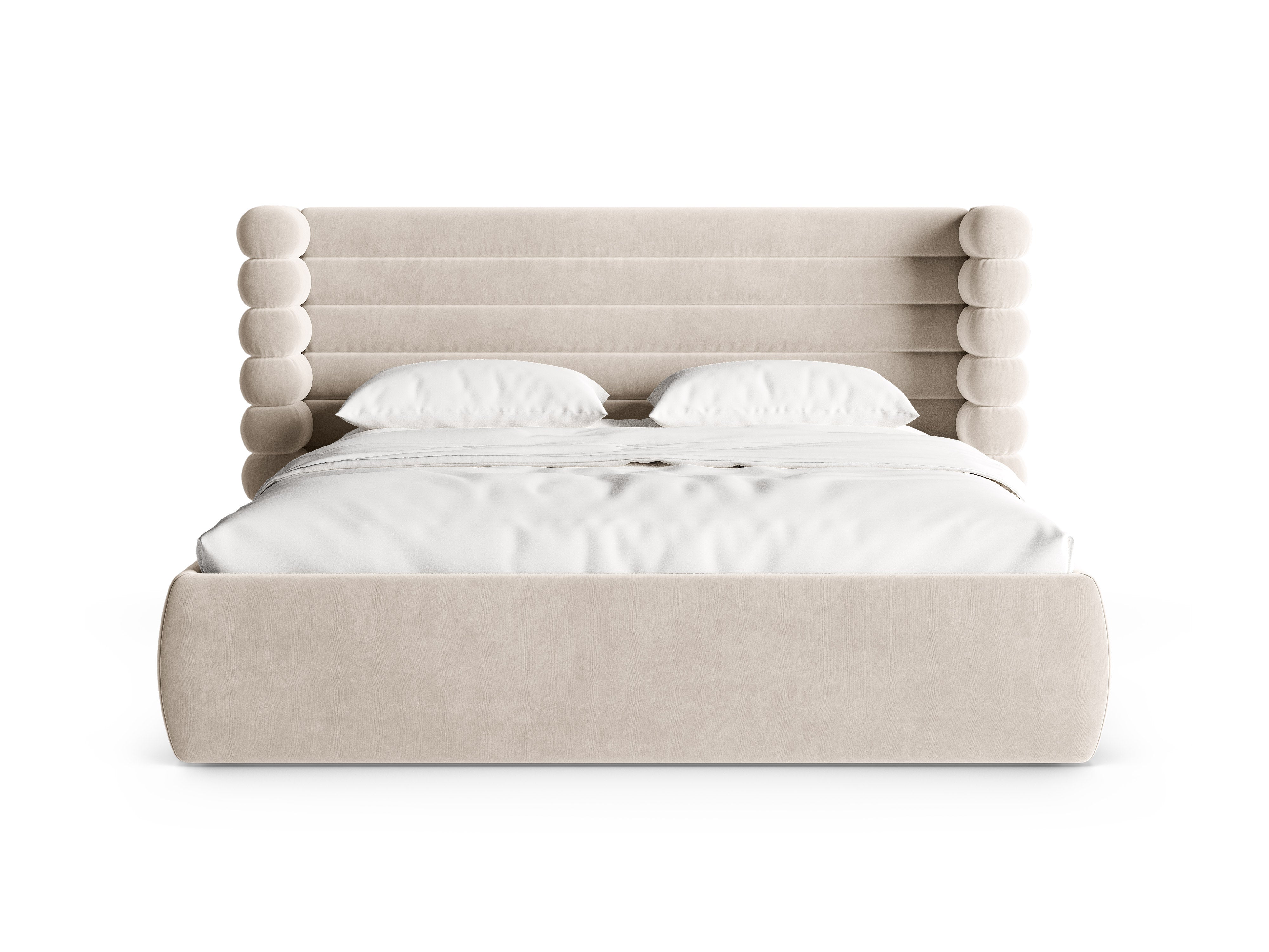 Samtbett MOUNT beige