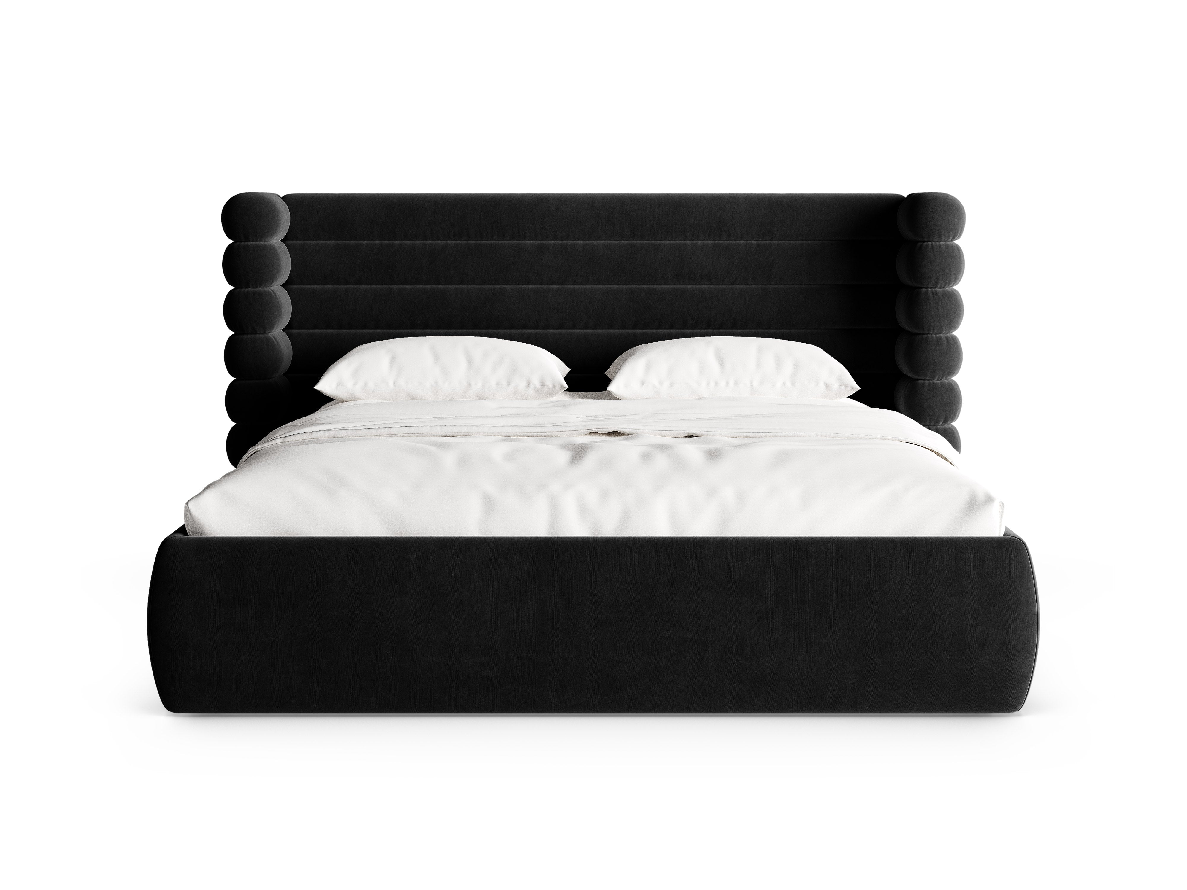 Samtbett MOUNT schwarz