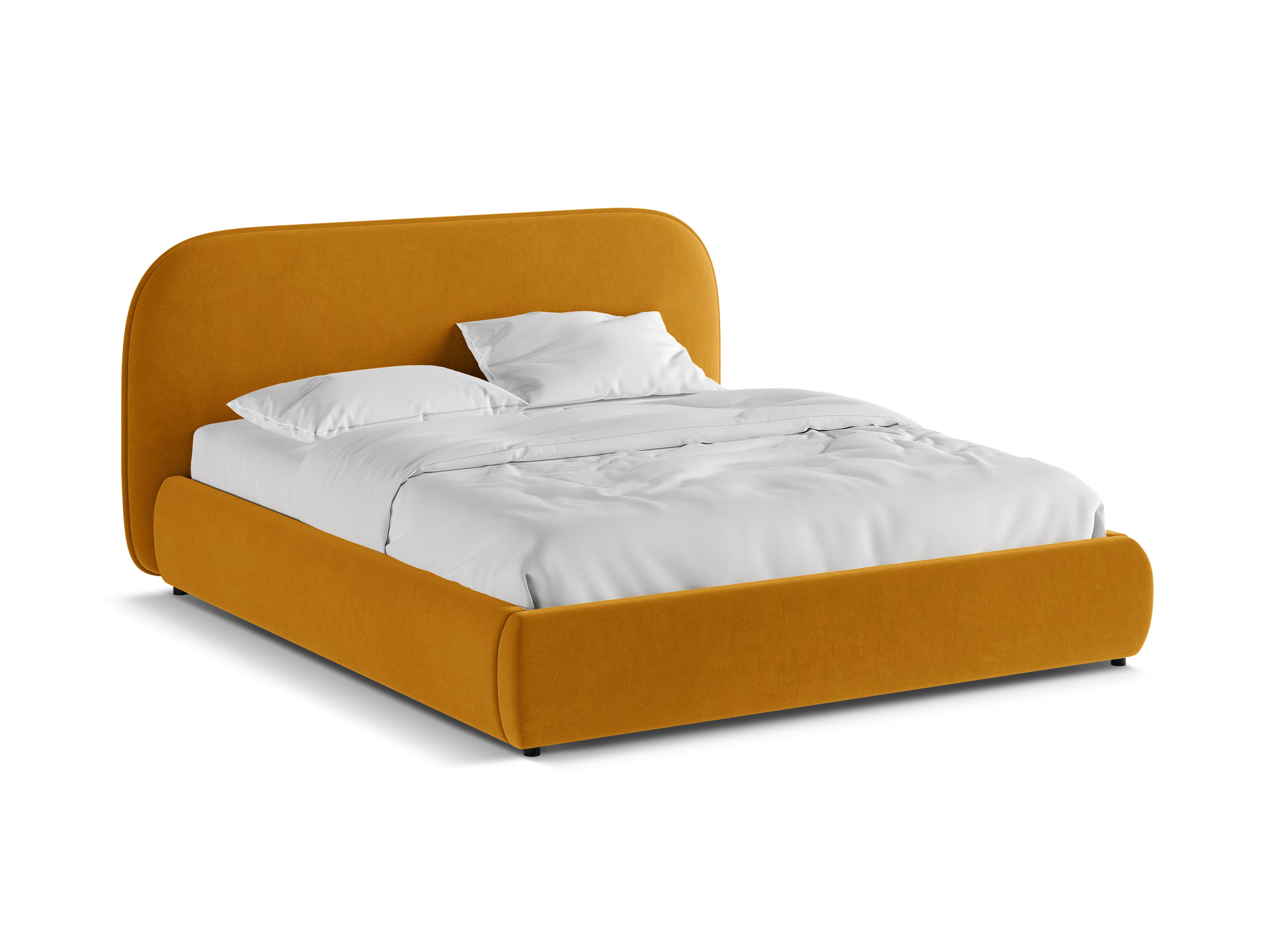 Velvet Bed MURADA Yellow