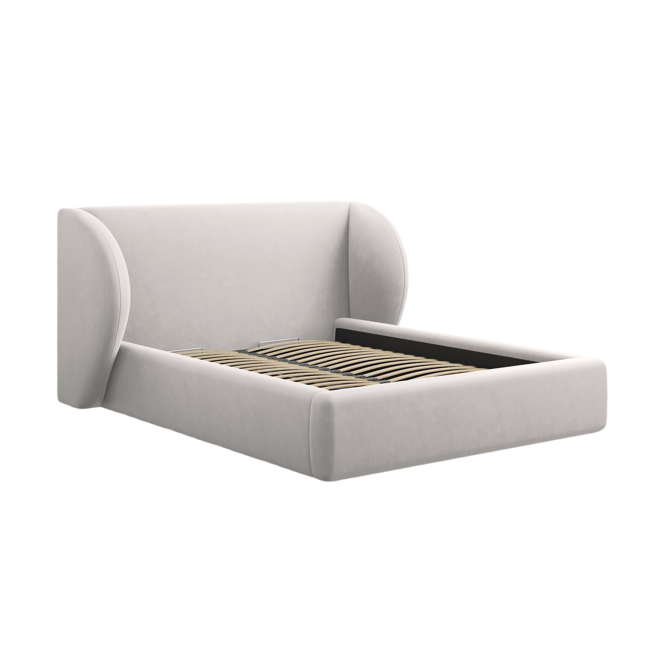 Samt Bett MILEY silber
