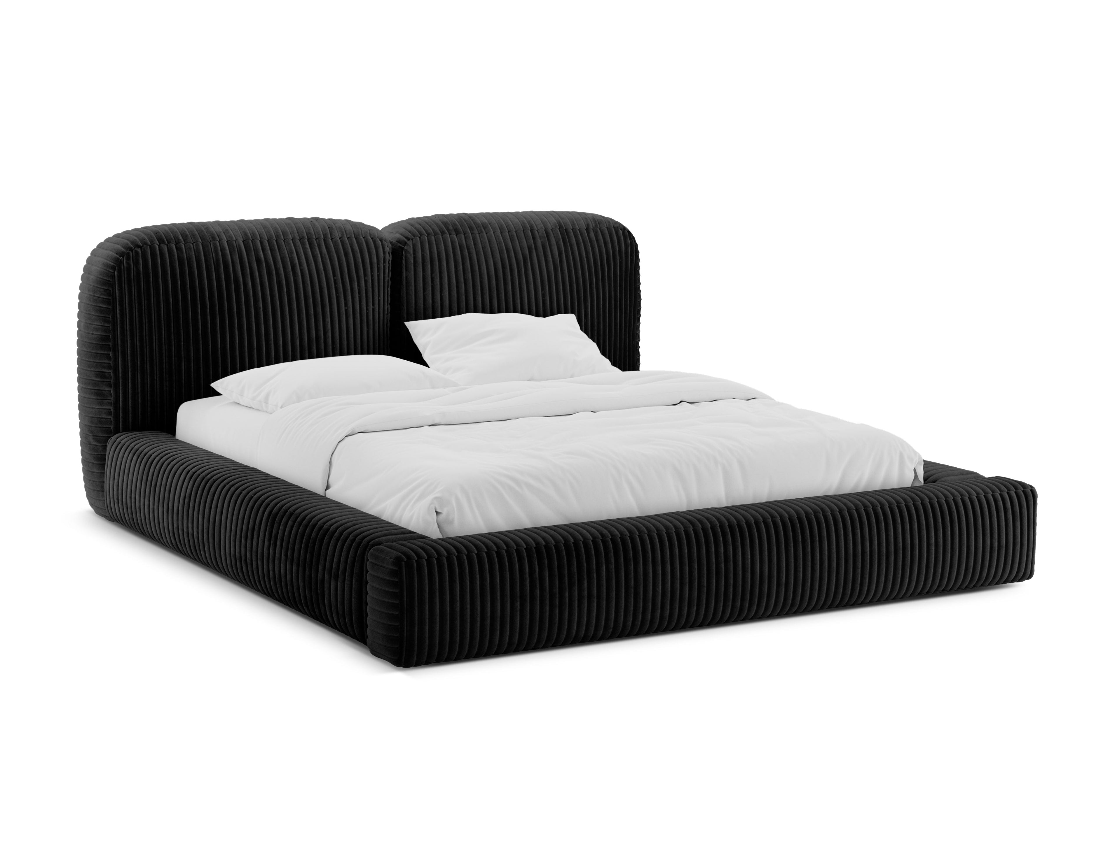 Bett MARTINA schwarzer Cord