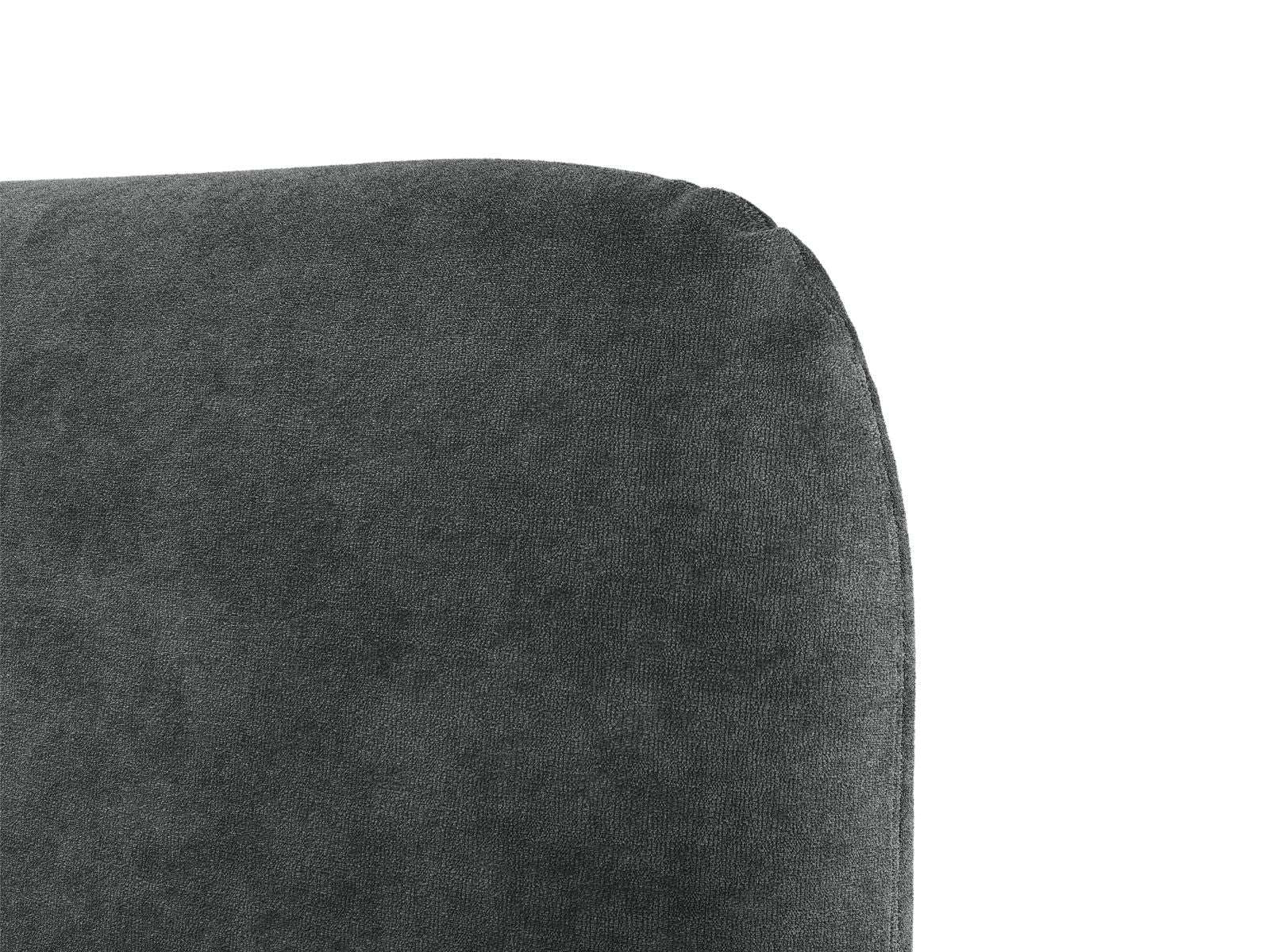 Bett VERA dunkelgrau Chenille