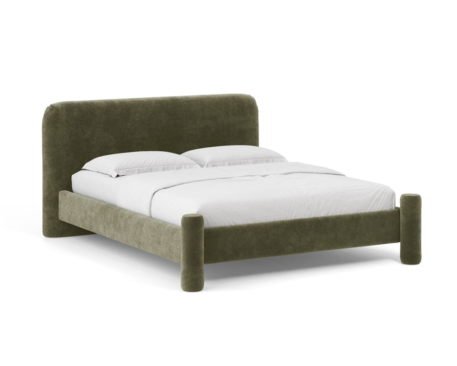 Bett VERA grün Chenille