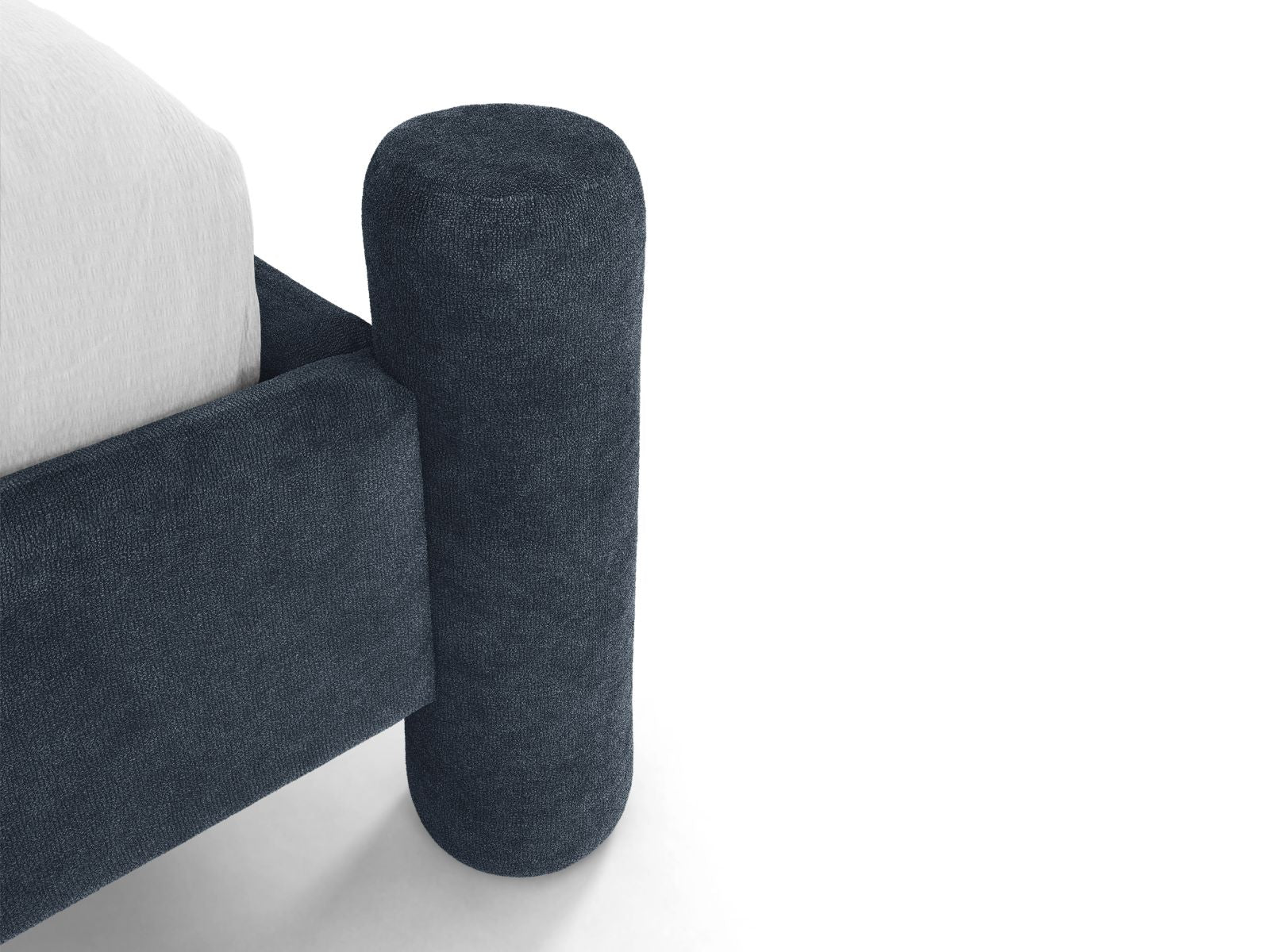 Bett VERA dunkelblauer Chenille