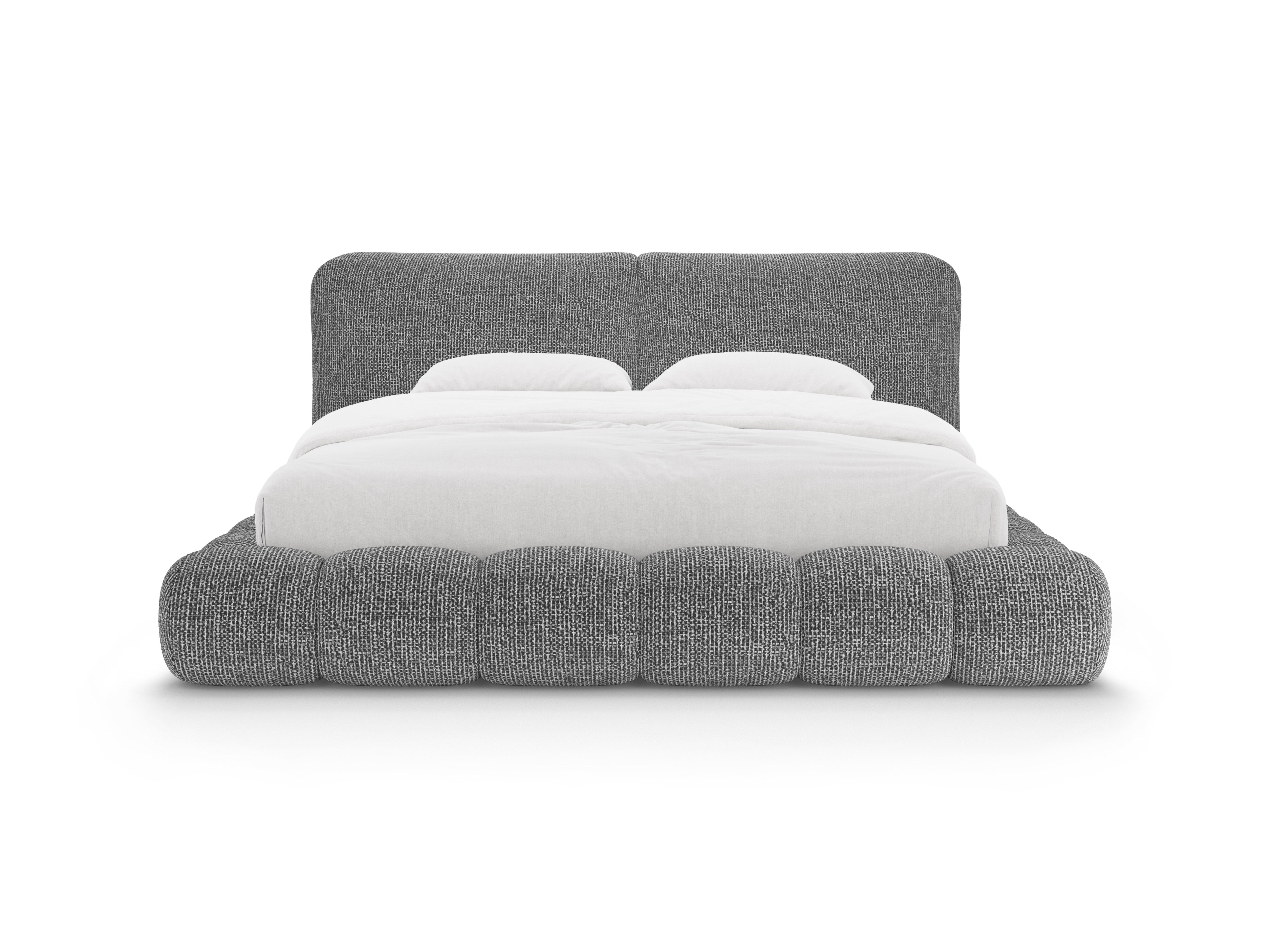 SOLANGE Bed Dark Gray Mélange