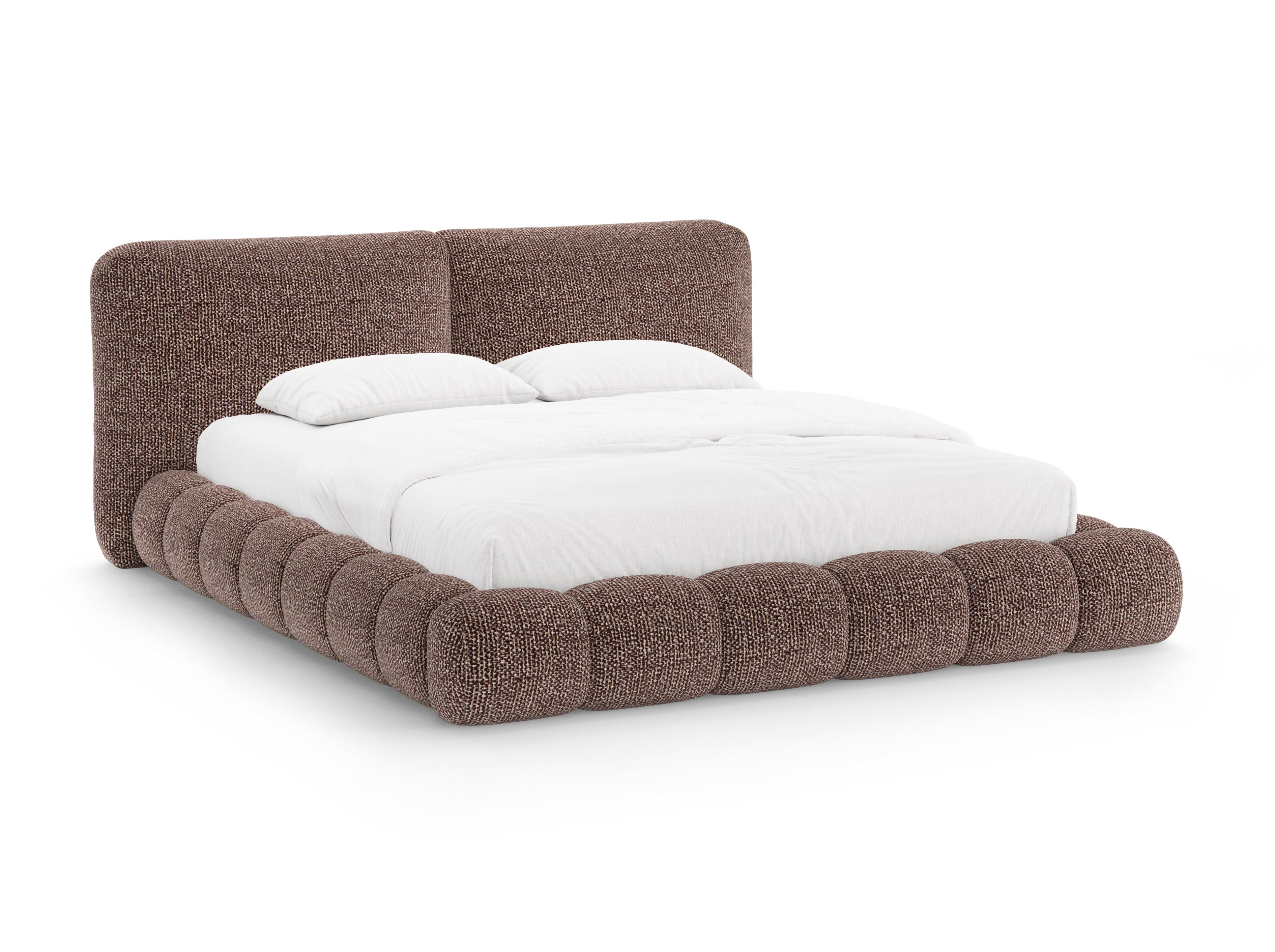 Bett SOLANGE braun meliert
