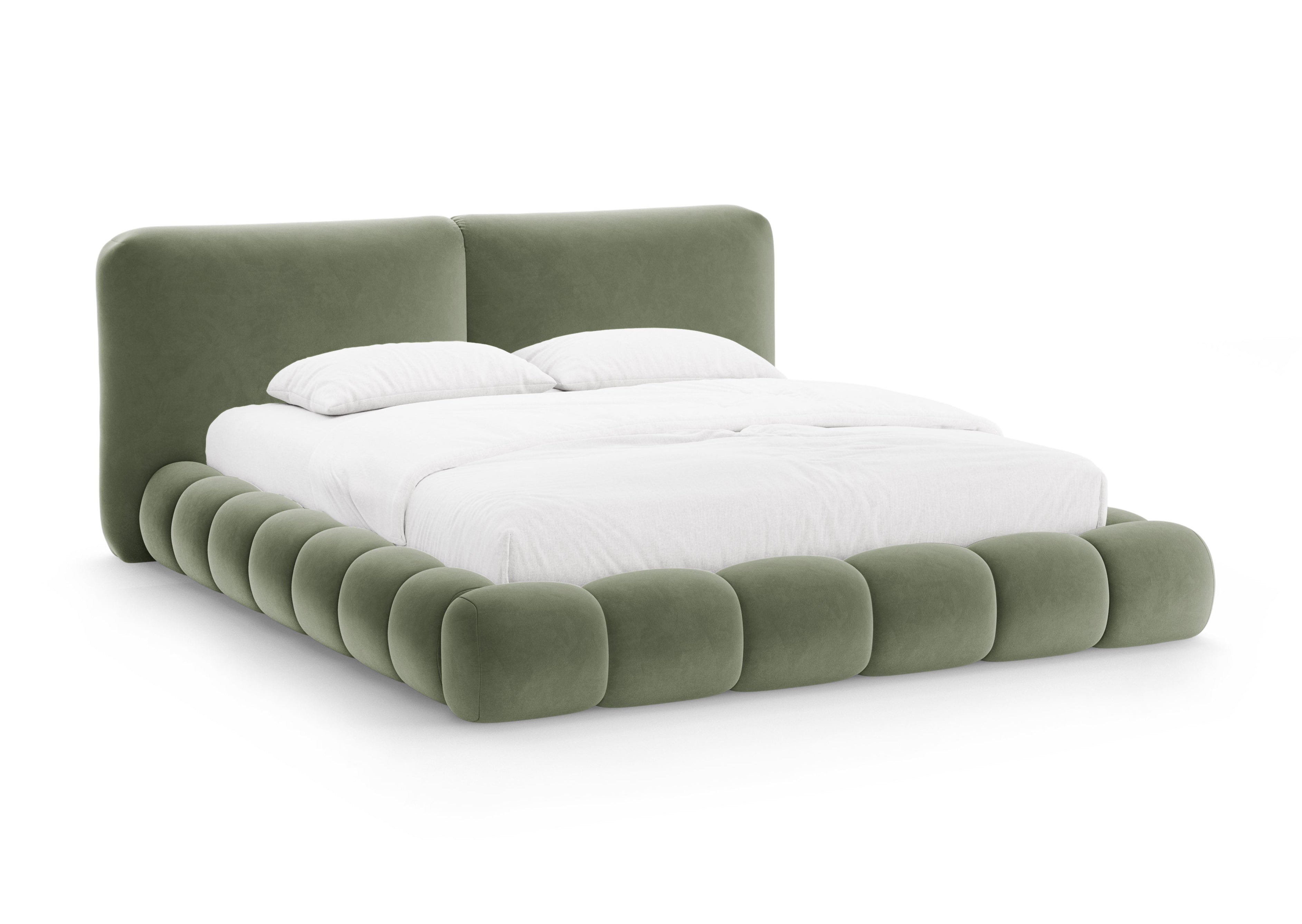 Velvet Bed SOLANGE Green