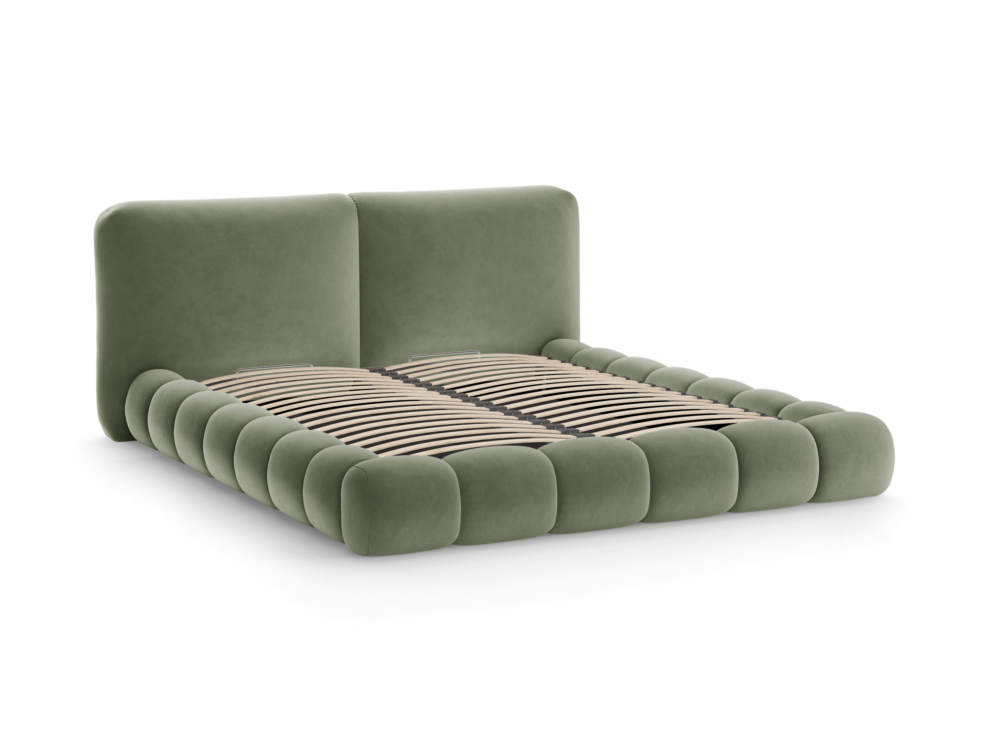 Velvet Bed SOLANGE Green