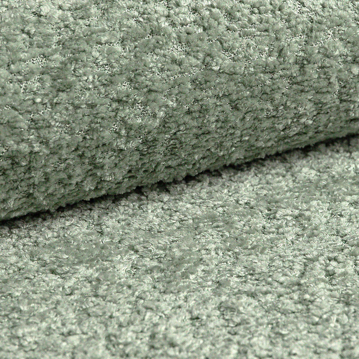 Bett MOUNT mintfarbener Boucle