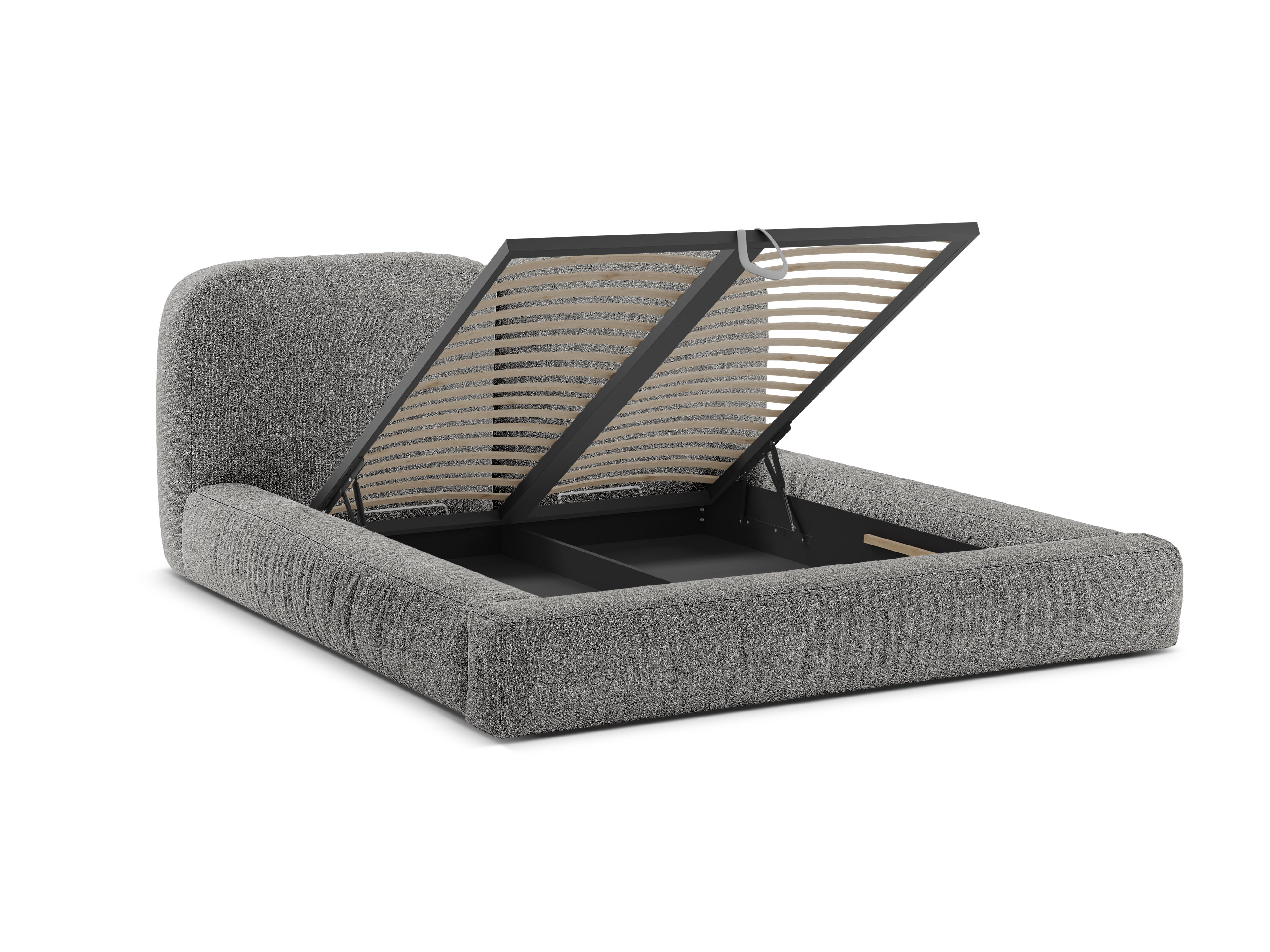 Bett MARTINA graues Boucle
