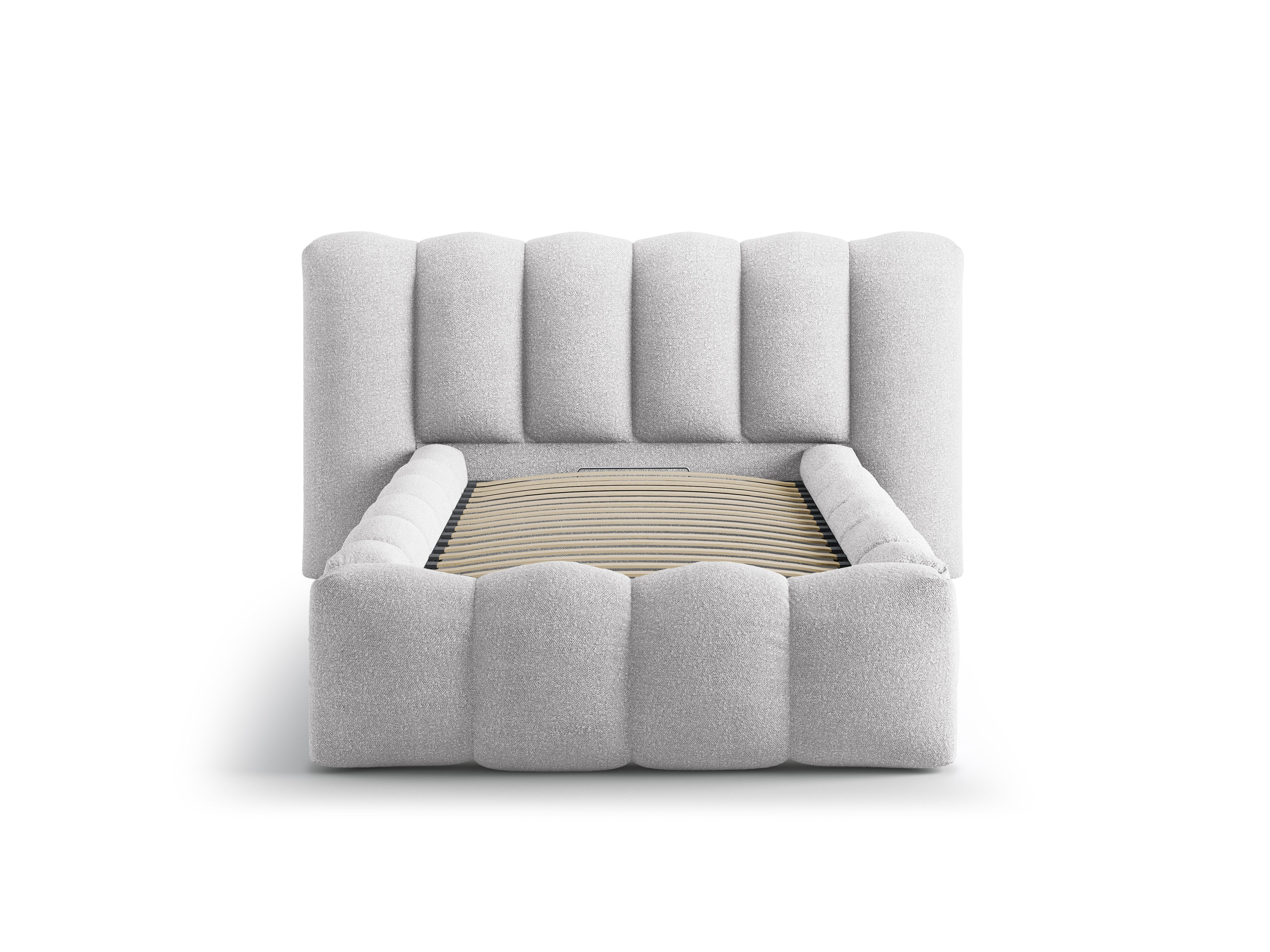 LUPINE Bed Light Gray Boucle