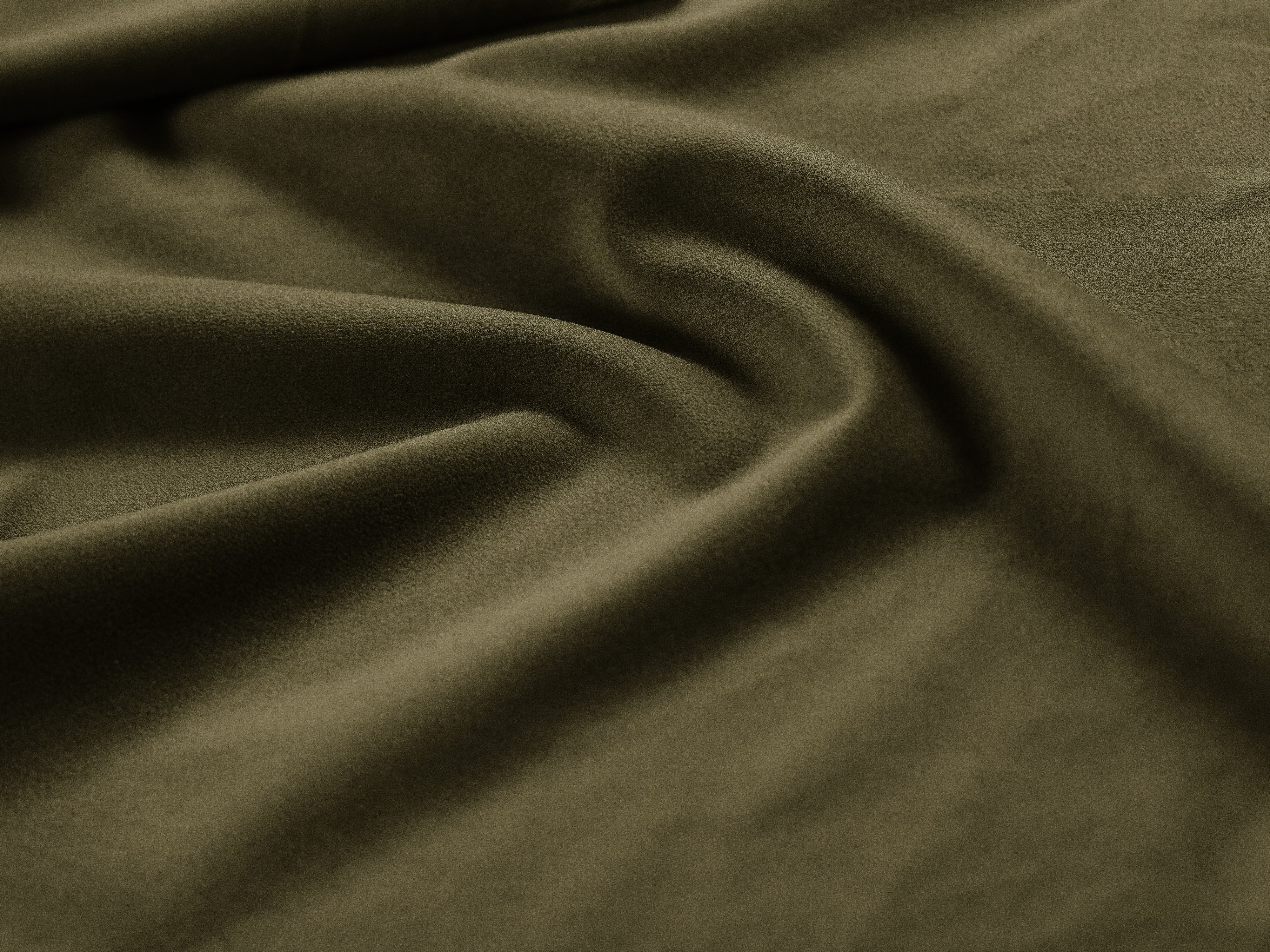Einzelbett aus Samt mit Bettkasten ALLISON grün