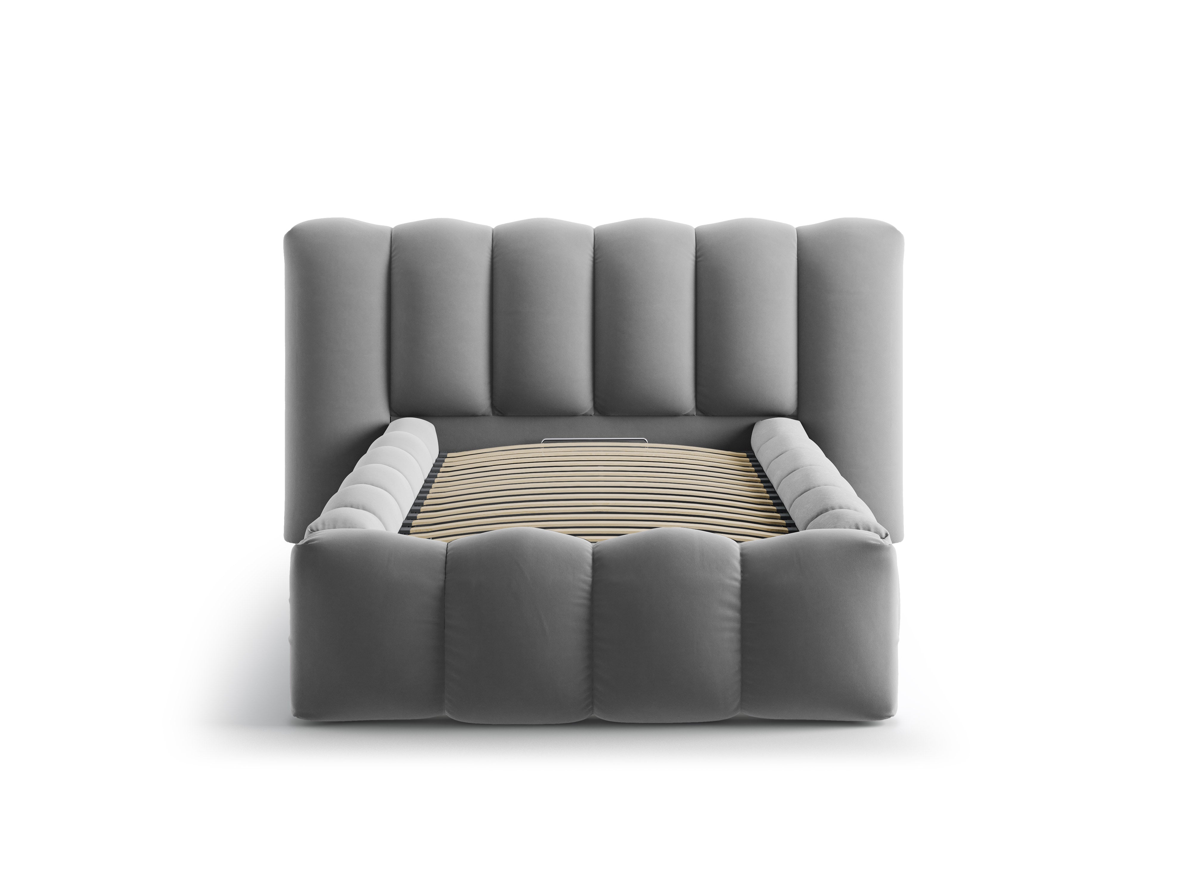 Samtbett LUPINE grau