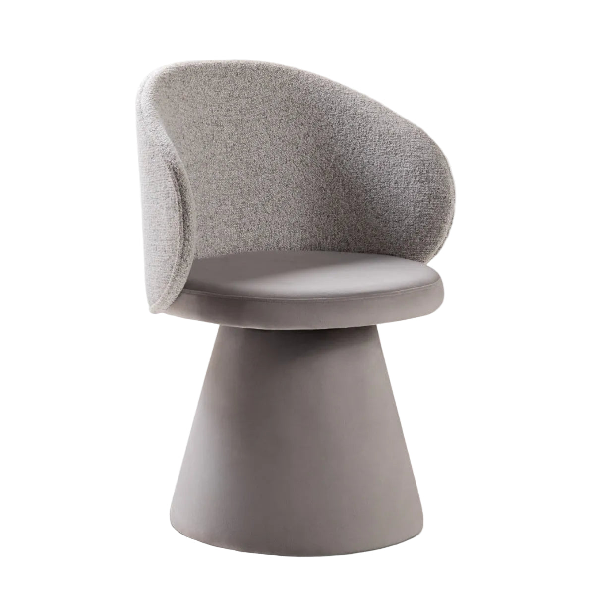 Fotel INEZ jasnoszary melanż – Micadoni