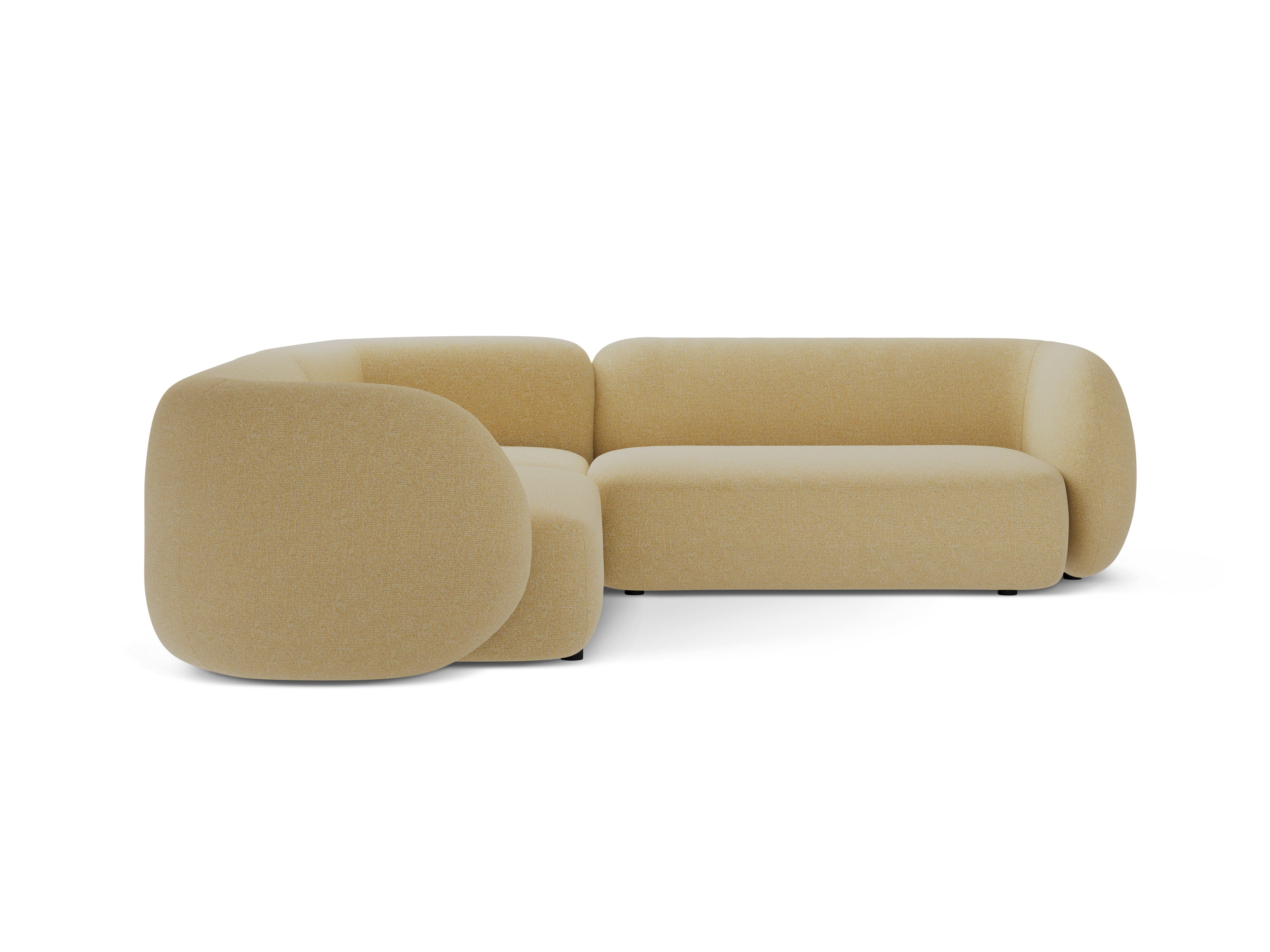 Symmetrical Corner Sofa KATE Yellow Melange