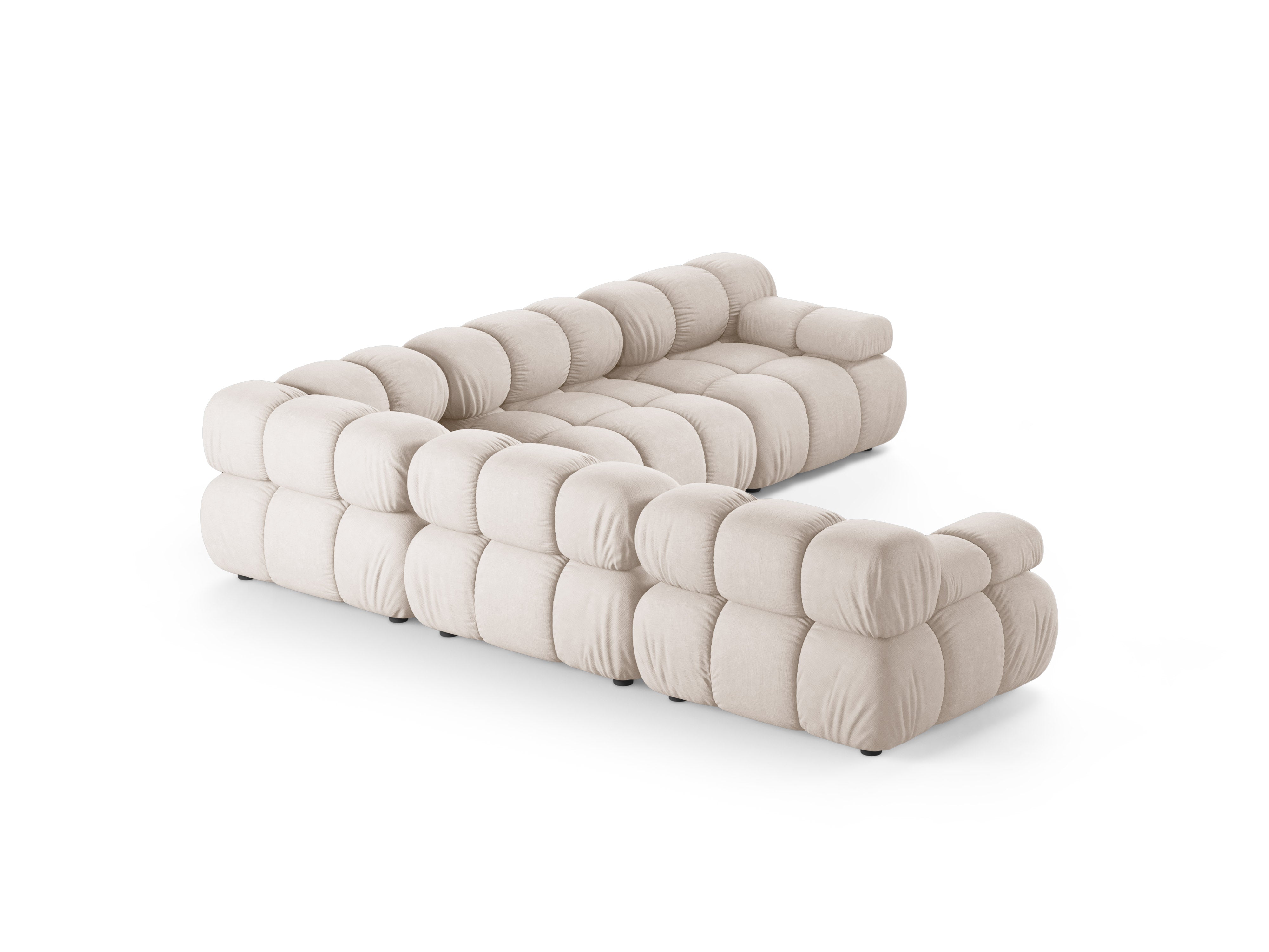 Symmetrische Eckcouch BELLIS in Beige