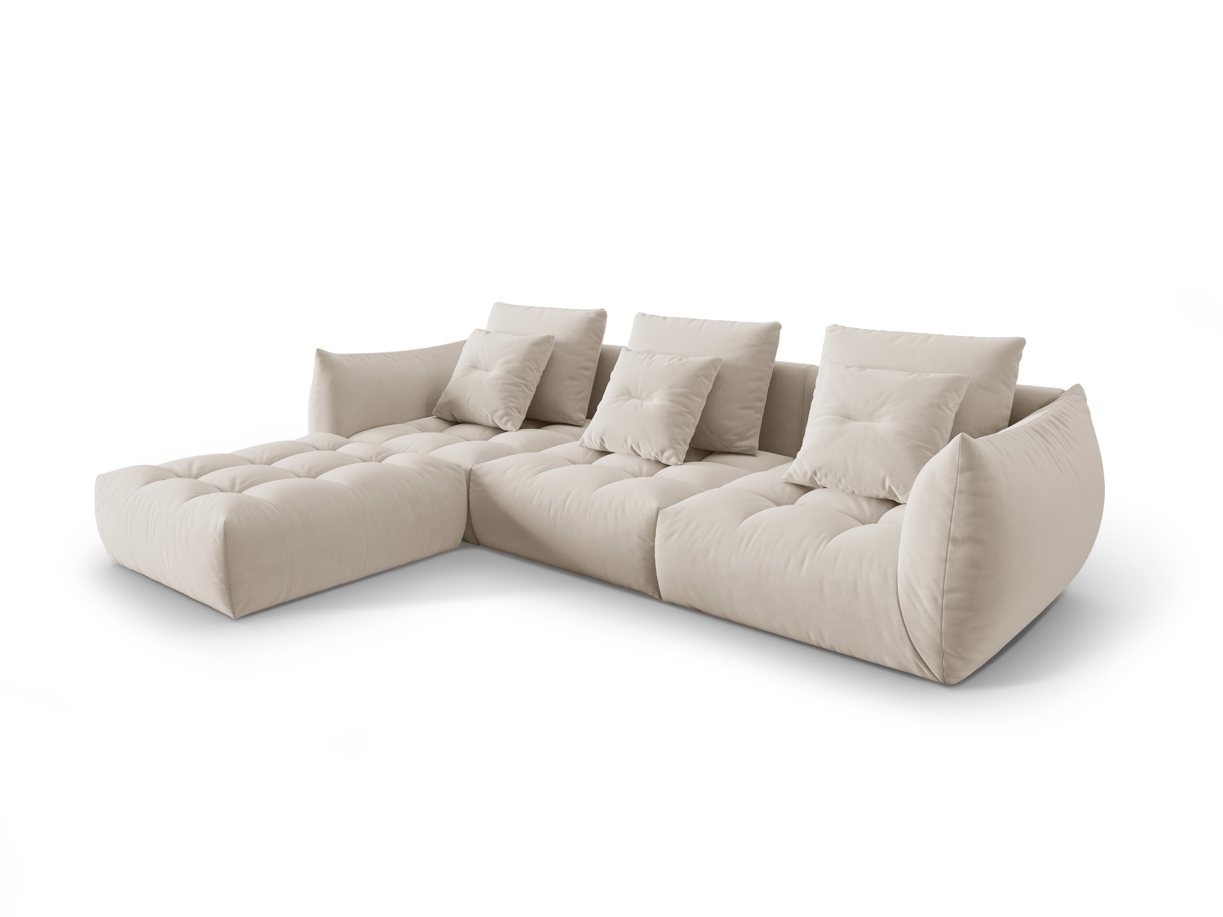 Velvet Modular Sofa, "Bloom", 2 Sitze, Ecru, 332x216x95
In Europa gemacht