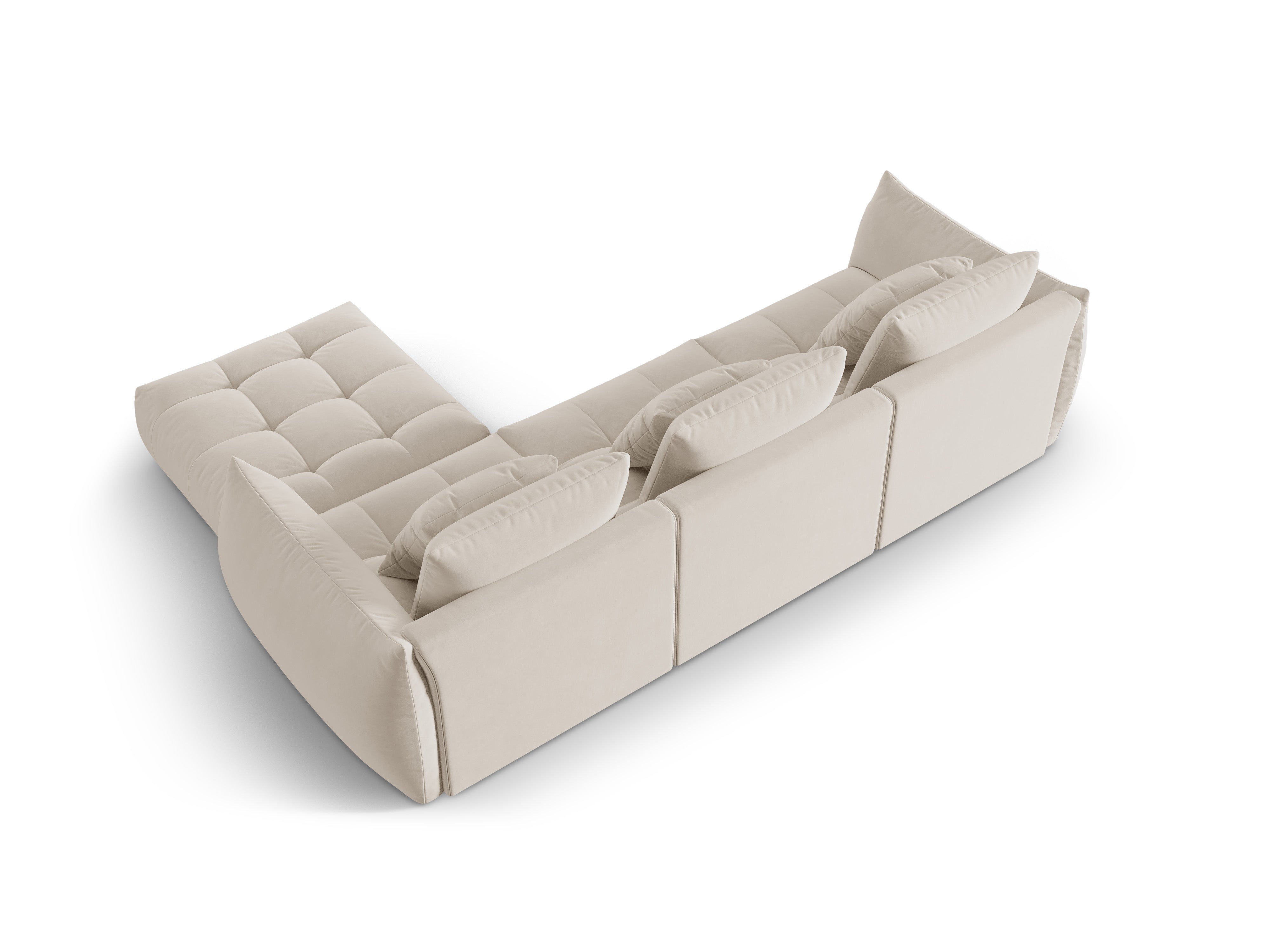 Velvet Modular Sofa, "Bloom", 2 Sitze, Ecru, 332x216x95
In Europa gemacht