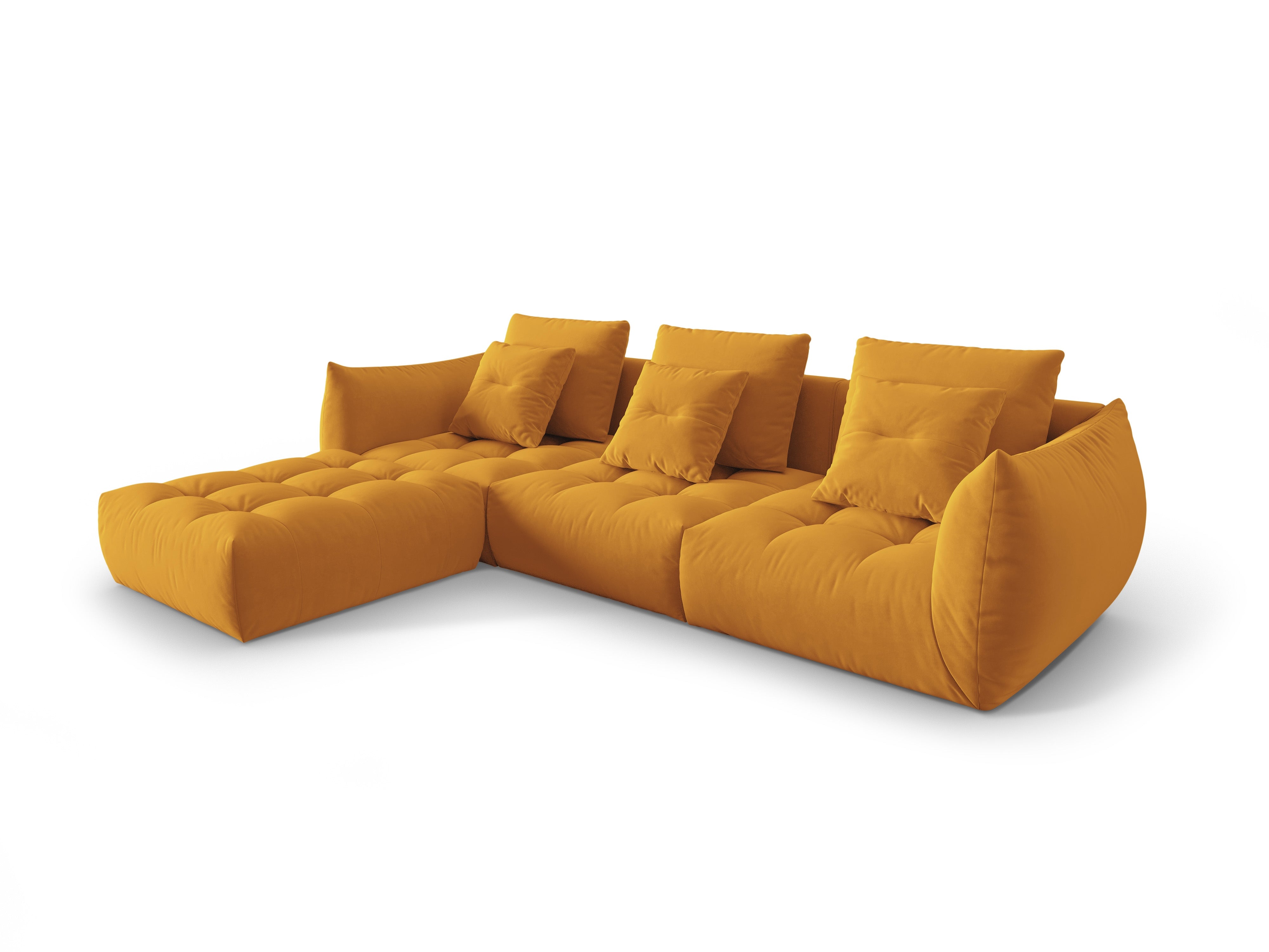Velvet Modular Sofa, "Bloom", 2 Sitze, Gelb, 332x216x95
In Europa gemacht