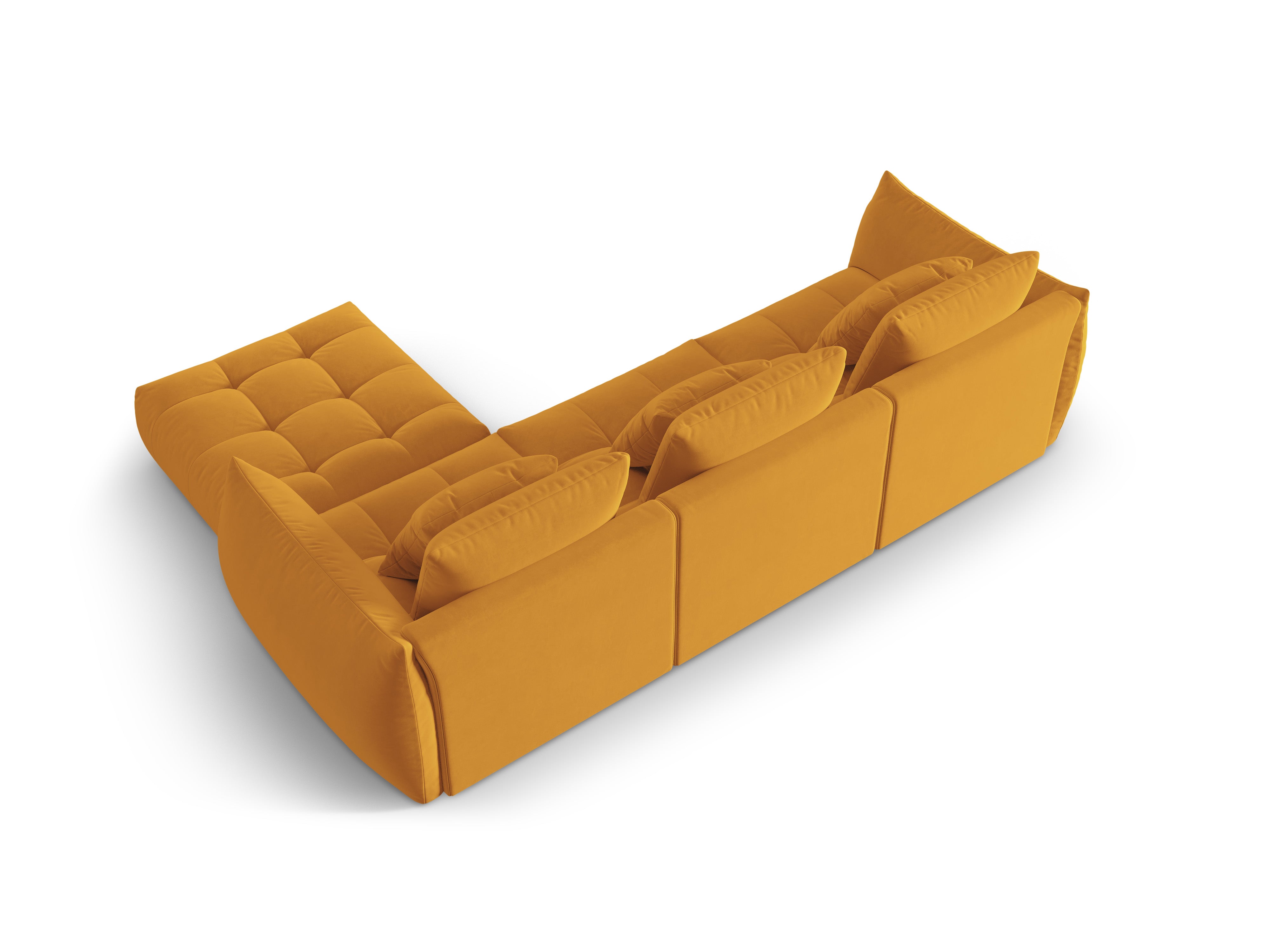 Velvet Modular Sofa, "Bloom", 2 Sitze, Gelb, 332x216x95
In Europa gemacht