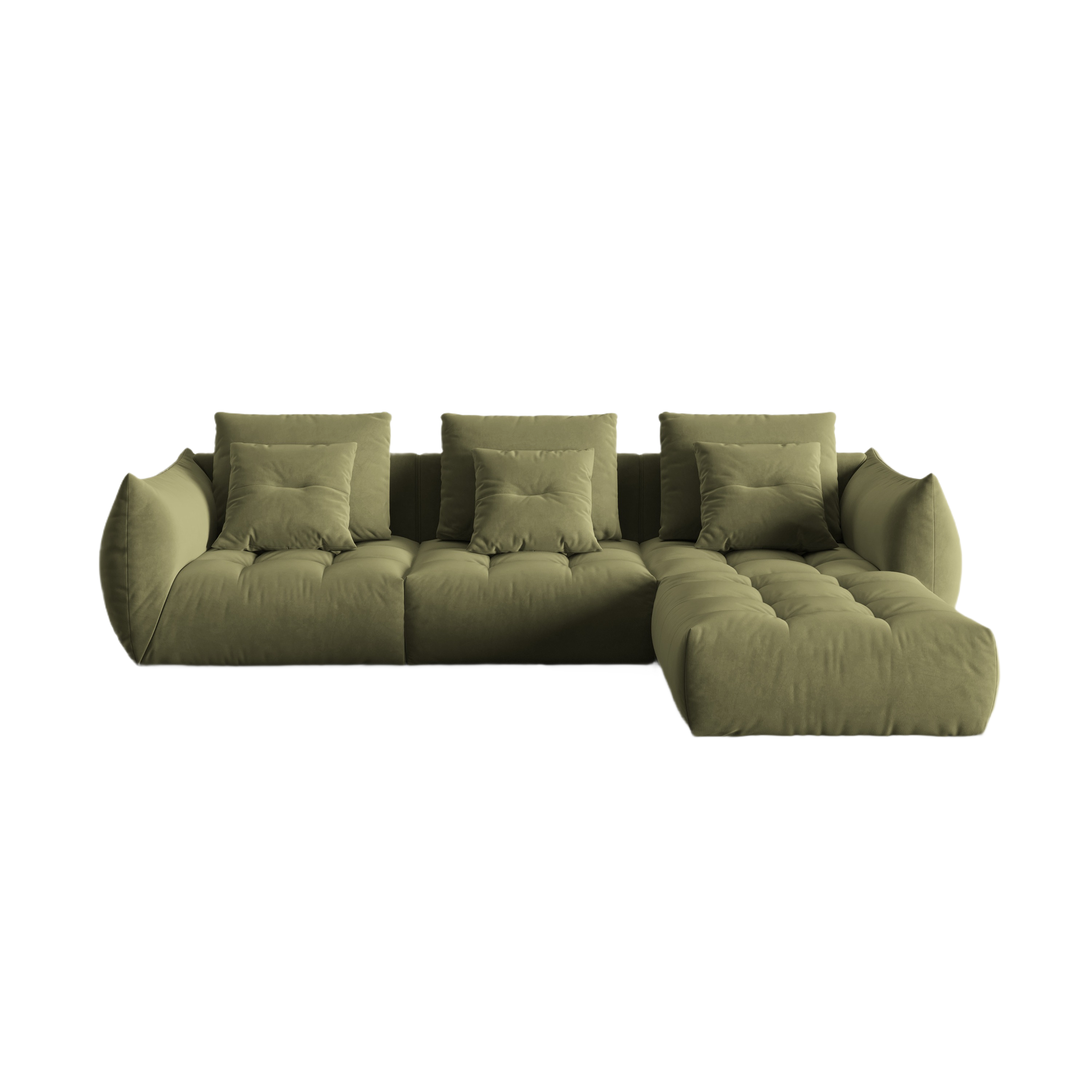 Velvet Modular Sofa, "Bloom", 2 Sitze, hellgrün, 332x216x95
In Europa gemacht