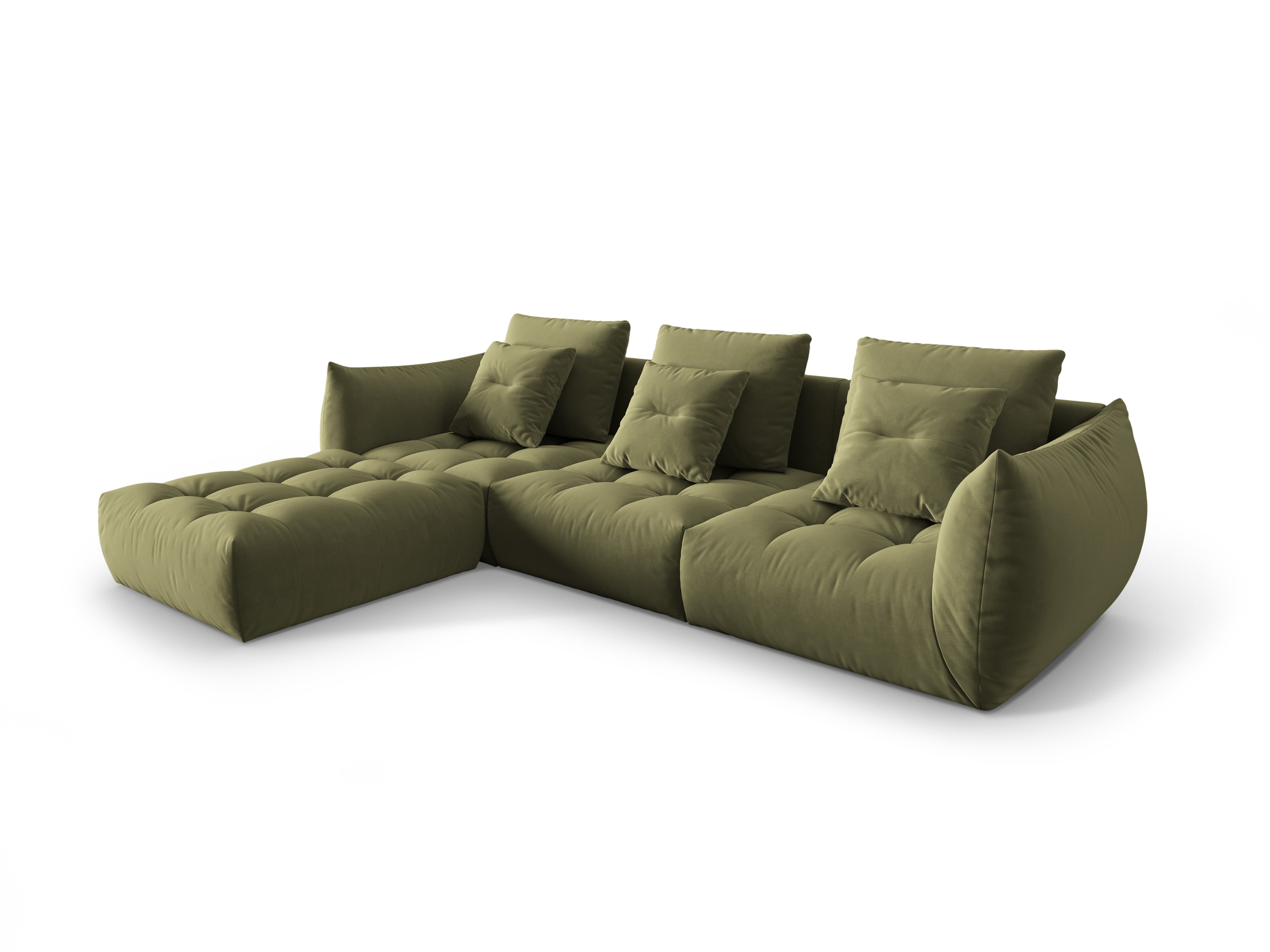 Velvet Modular Sofa, "Bloom", 2 Sitze, hellgrün, 332x216x95
In Europa gemacht