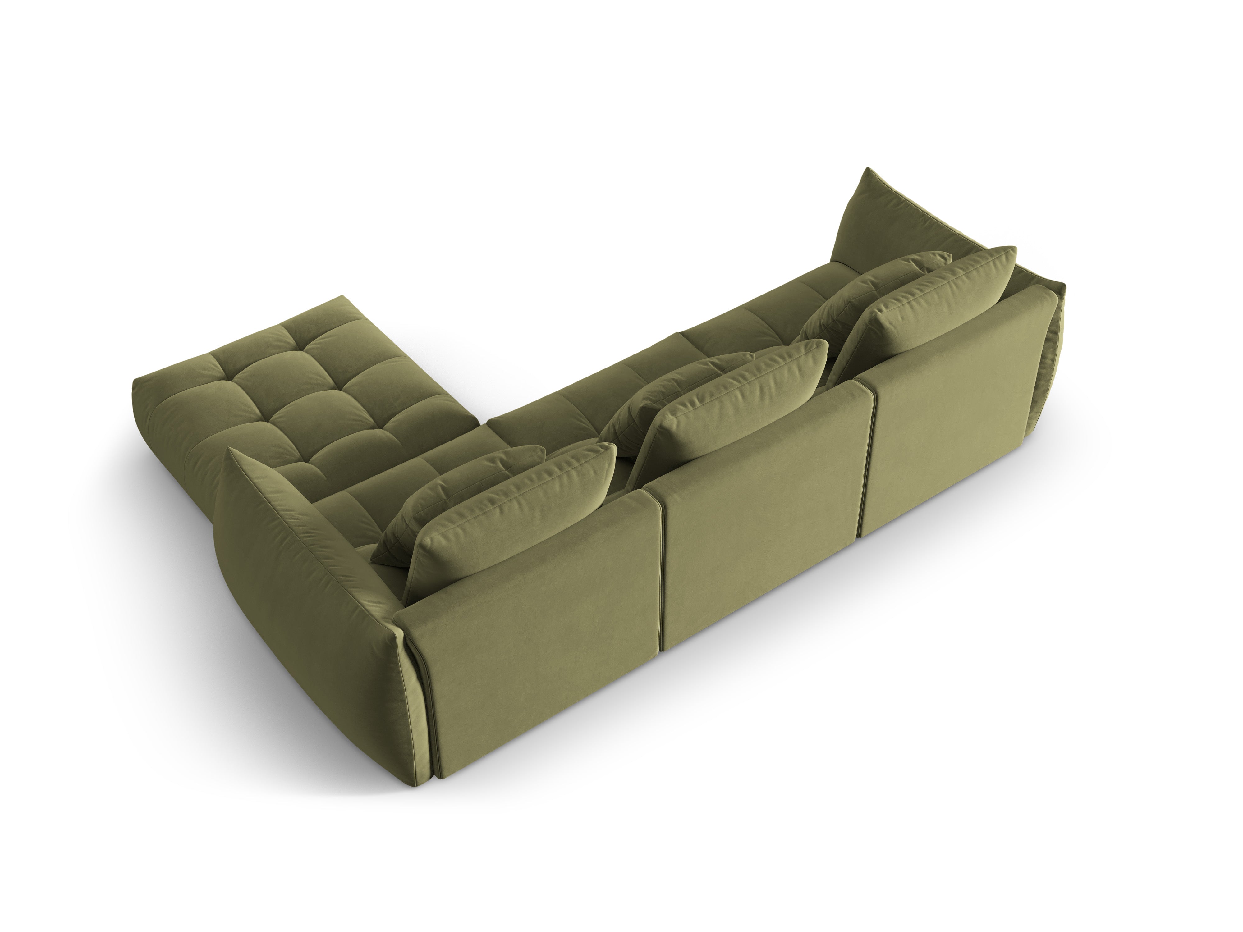 Velvet Modular Sofa, "Bloom", 2 Sitze, hellgrün, 332x216x95
In Europa gemacht
