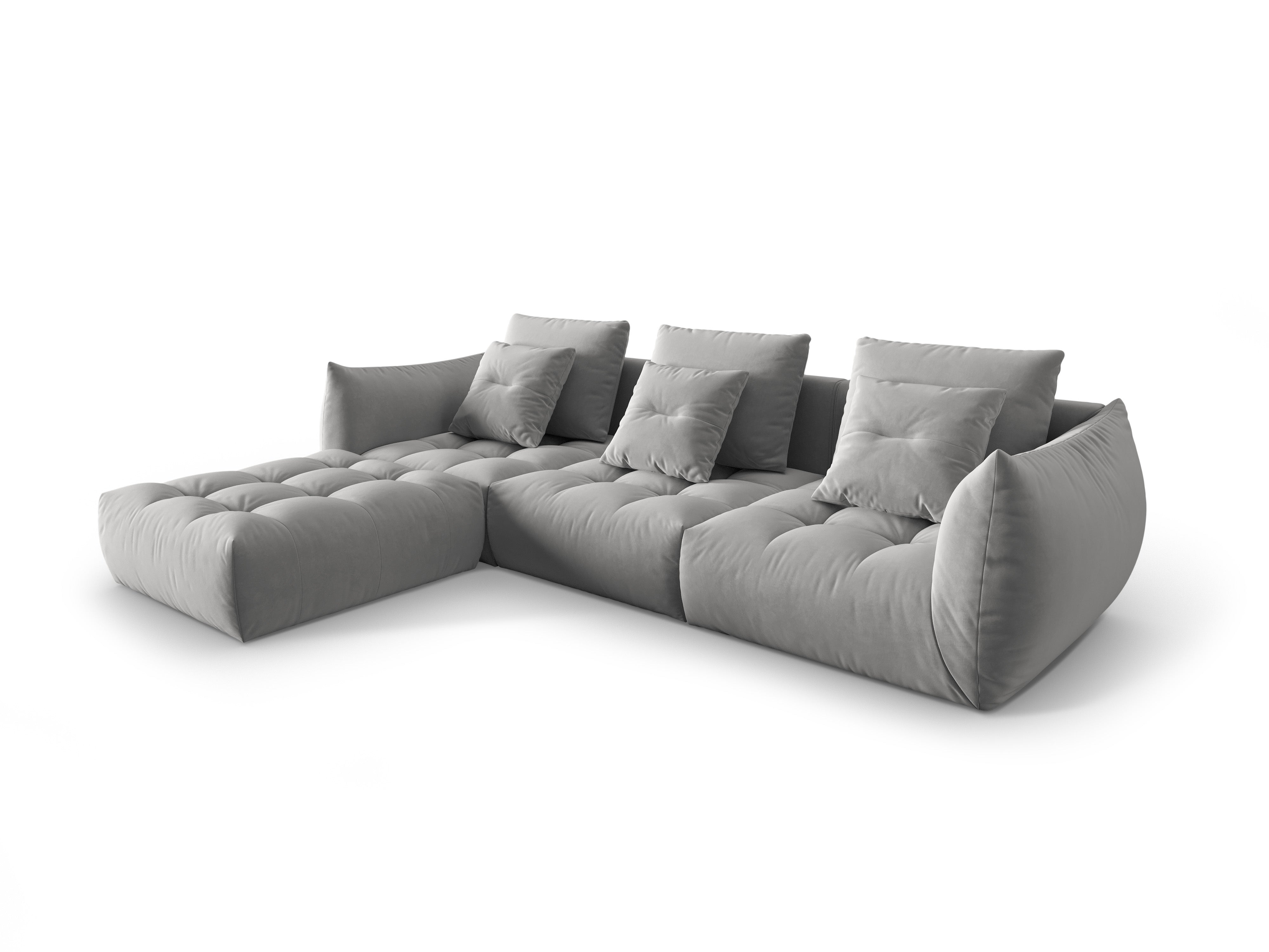 Velvet Modular Sofa, "Bloom", 2 Sitze, Grau, 332x216x95
In Europa gemacht