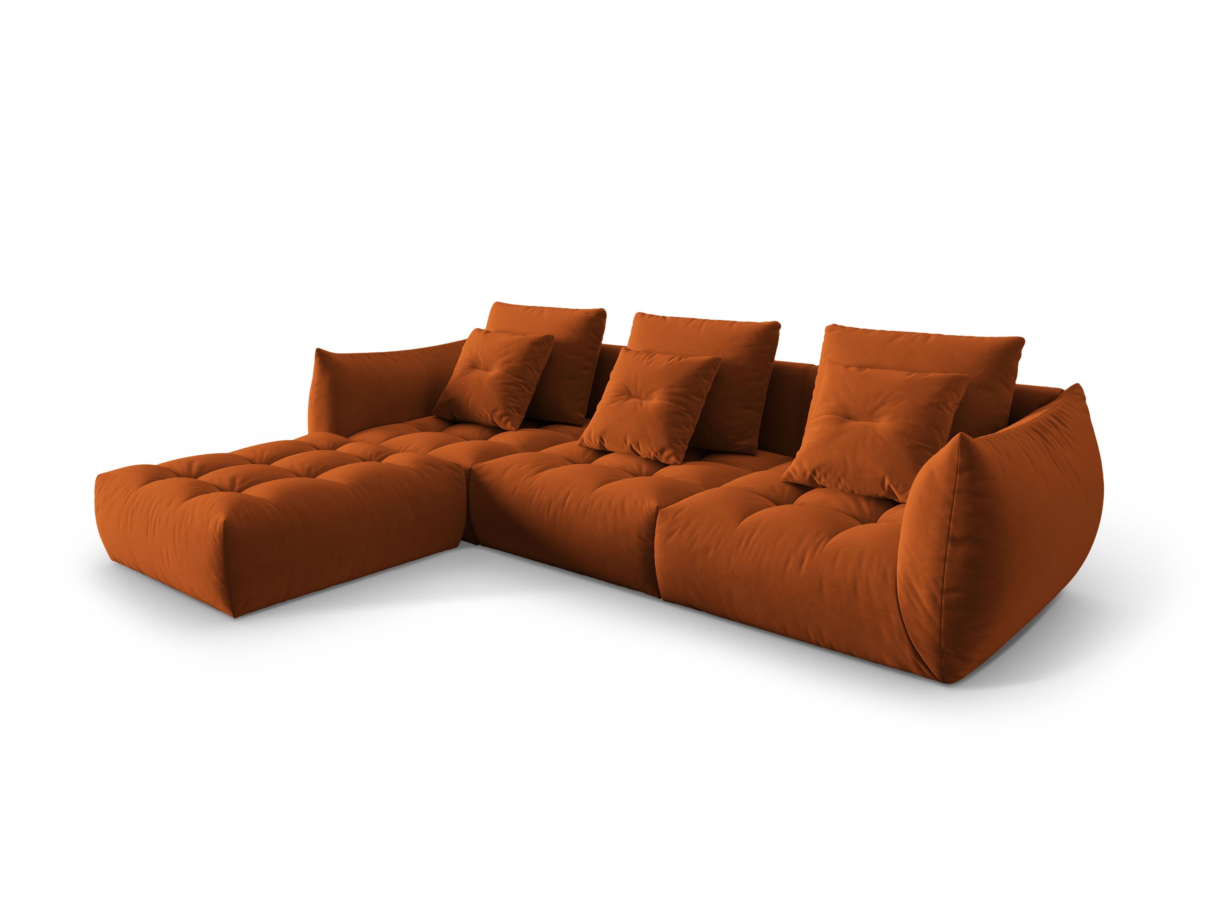 Velvet Modular Sofa, "Bloom", 2 Sitze, Terrakotta, 332x216x95
In Europa gemacht