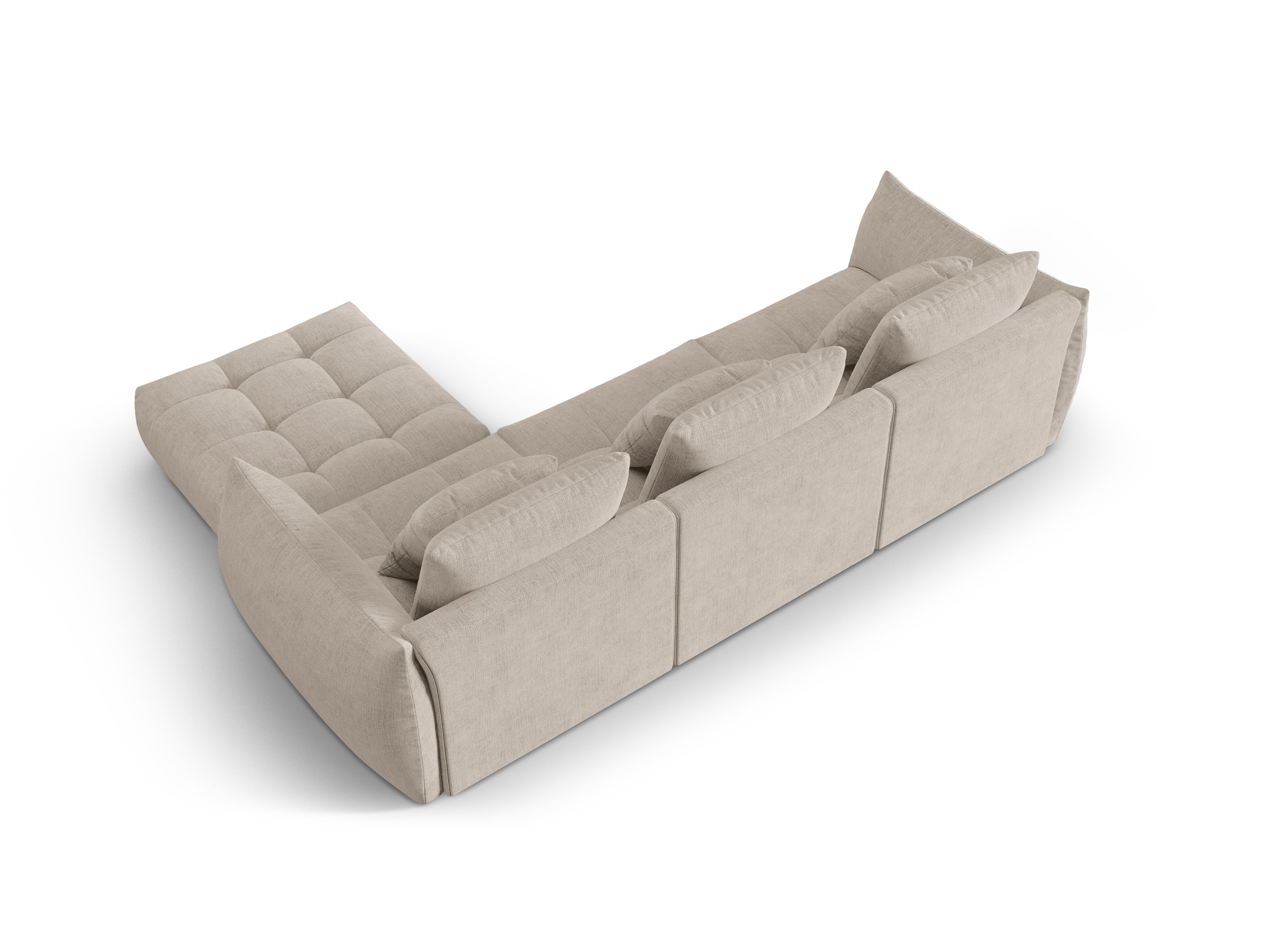 Modulares Sofa, "Bloom", 2 Sitze, dunkles Beige, 332x216x95
In Europa gemacht