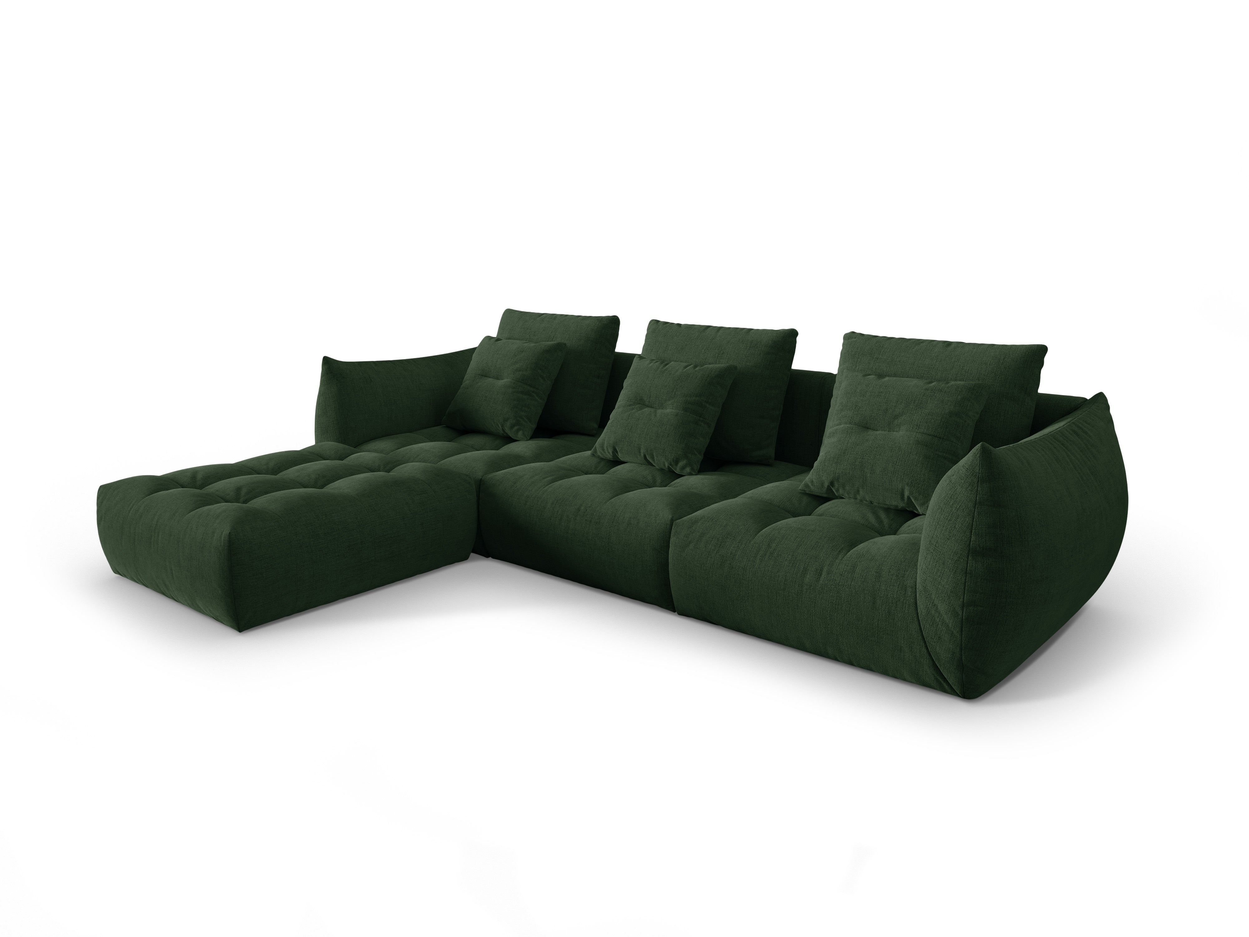 Modular Sofa, "Bloom", 2 Seats, Moss Green, 332x216x95
Made in Europe