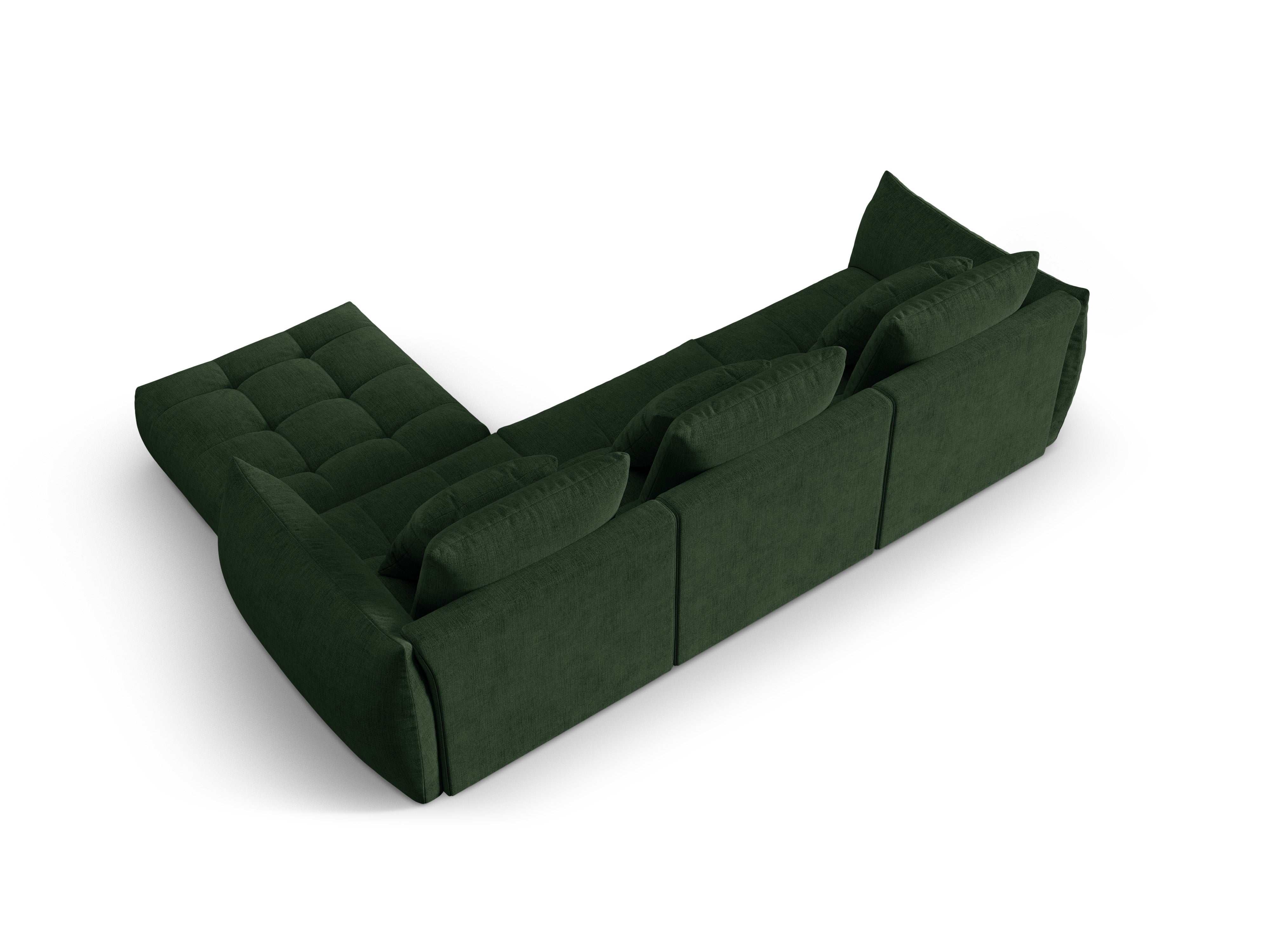 Modular Sofa, "Bloom", 2 Seats, Moss Green, 332x216x95
Made in Europe