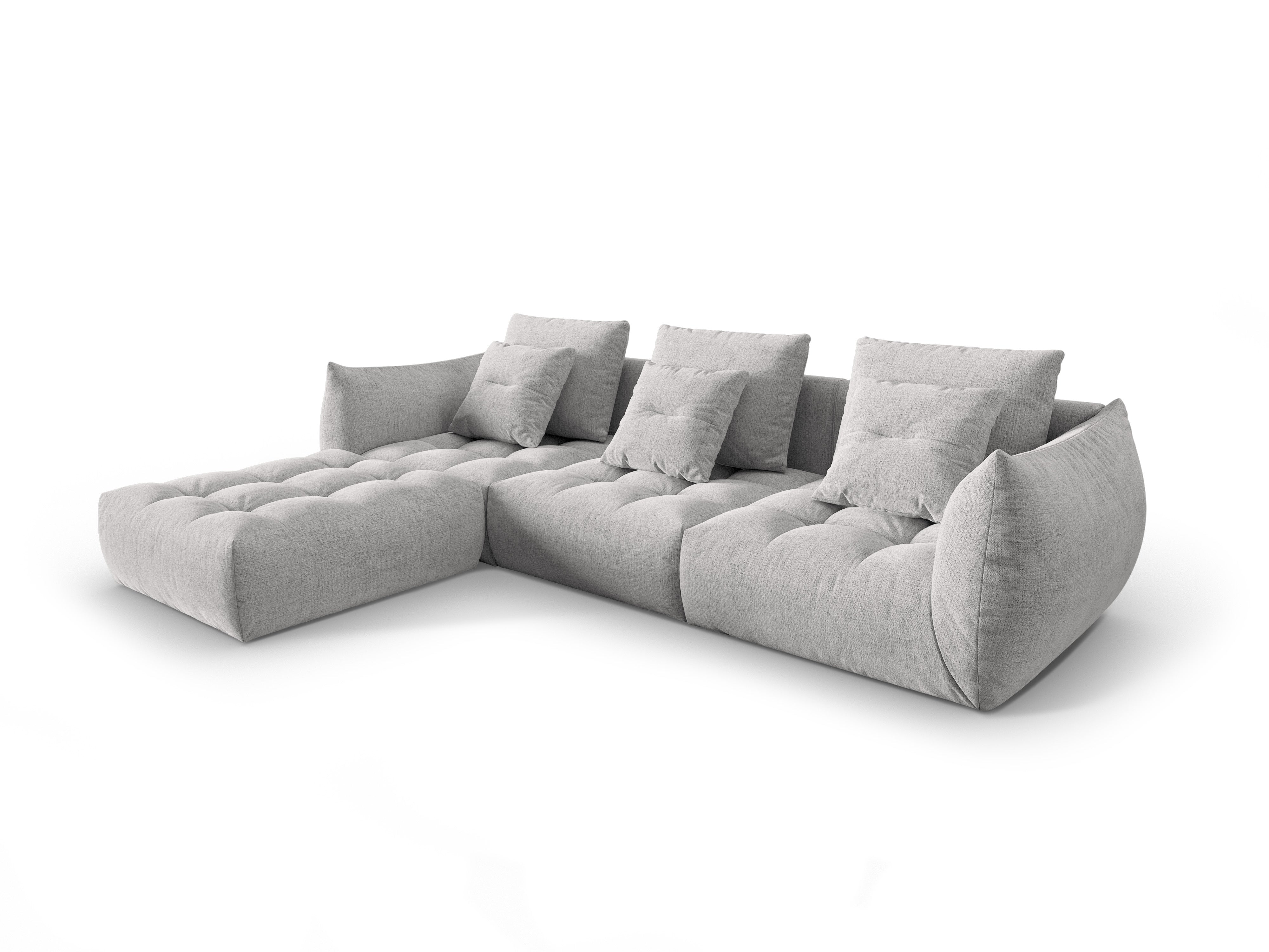 Modulares Sofa, "Bloom", 2 Sitze, Silber, 332x216x95
In Europa gemacht