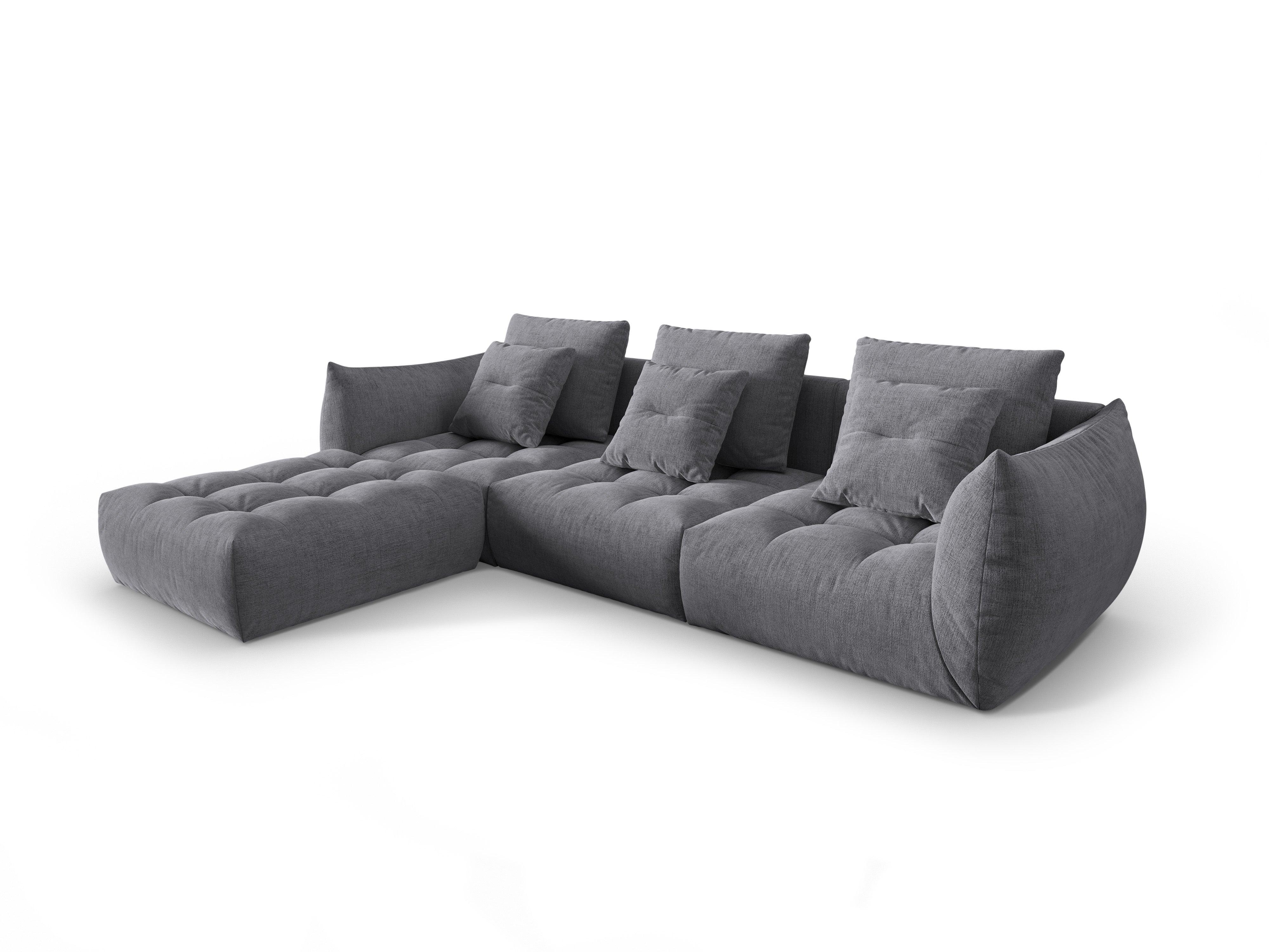 Modular Sofa, "Bloom", 2 Seats, Gray, 332x216x95
Made in Europe