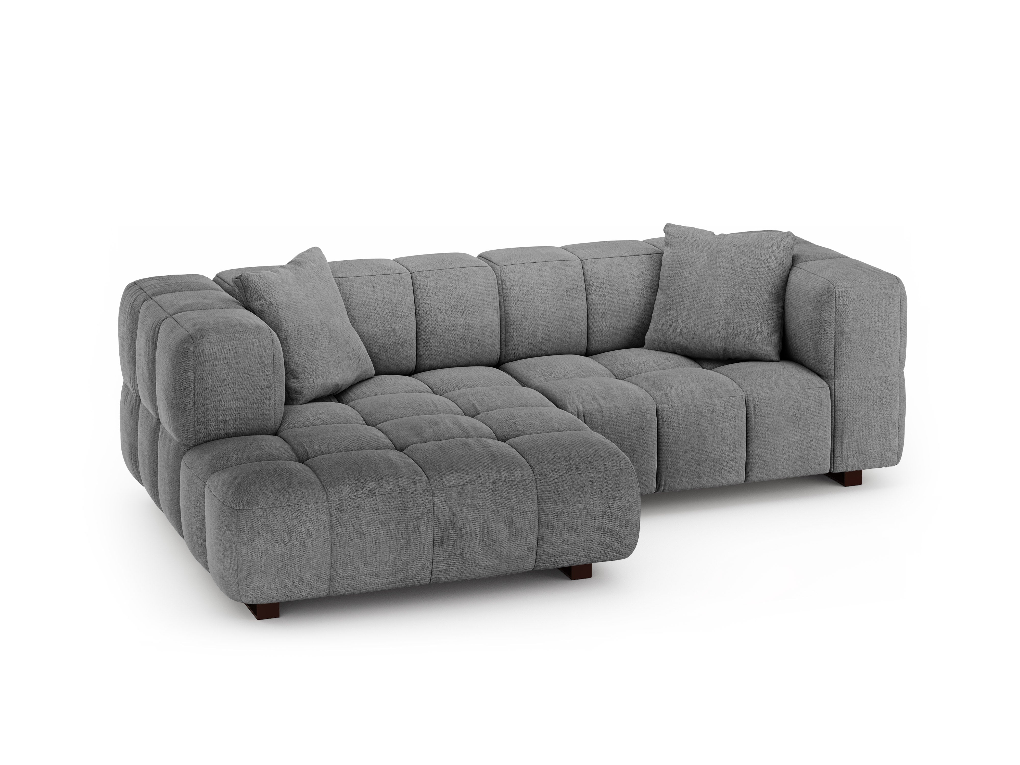 Ecksofa links mit Schlaffunktion PUMA grau