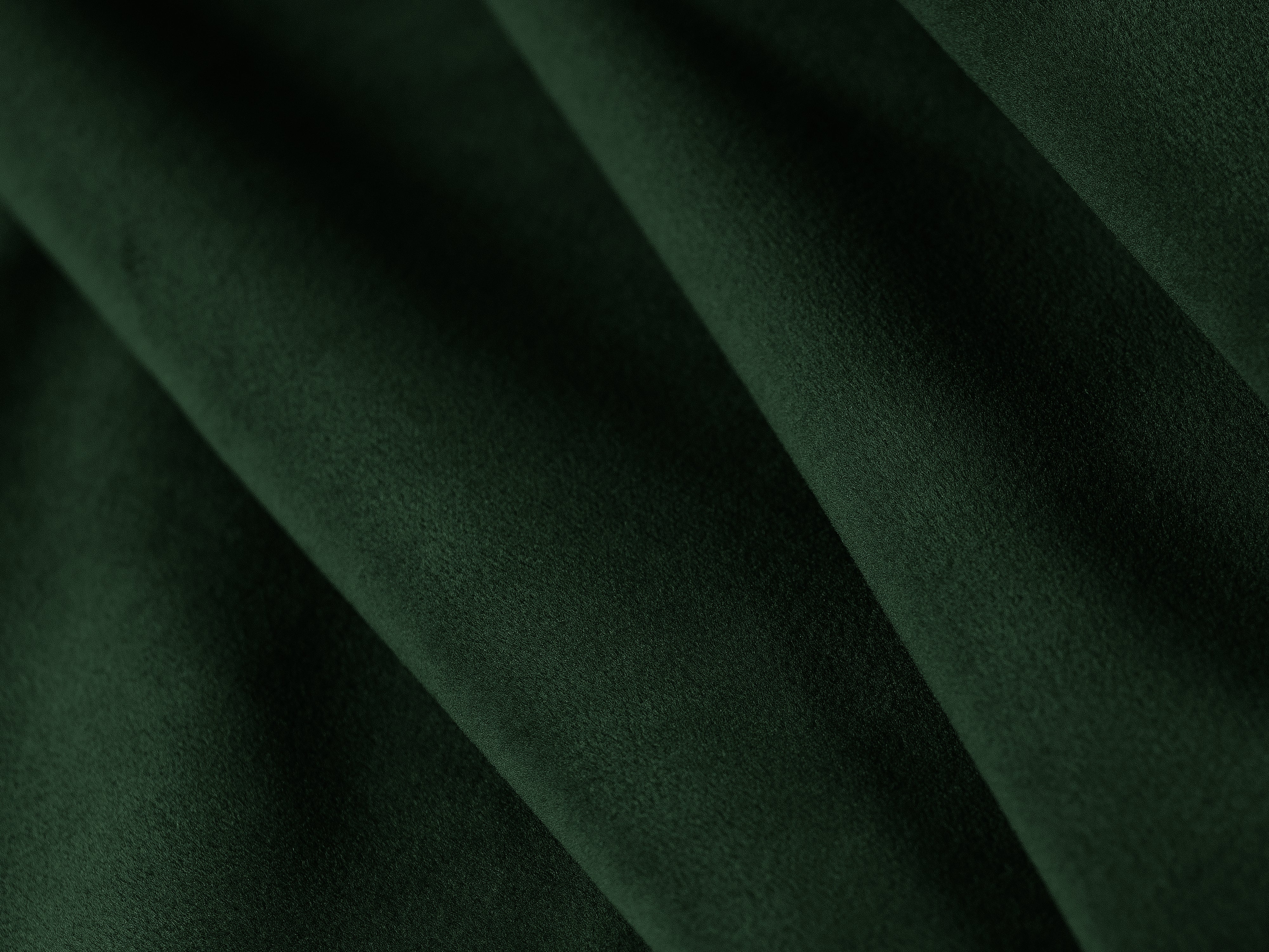 Left-facing velvet corner sofa bed JODIE in bottle green