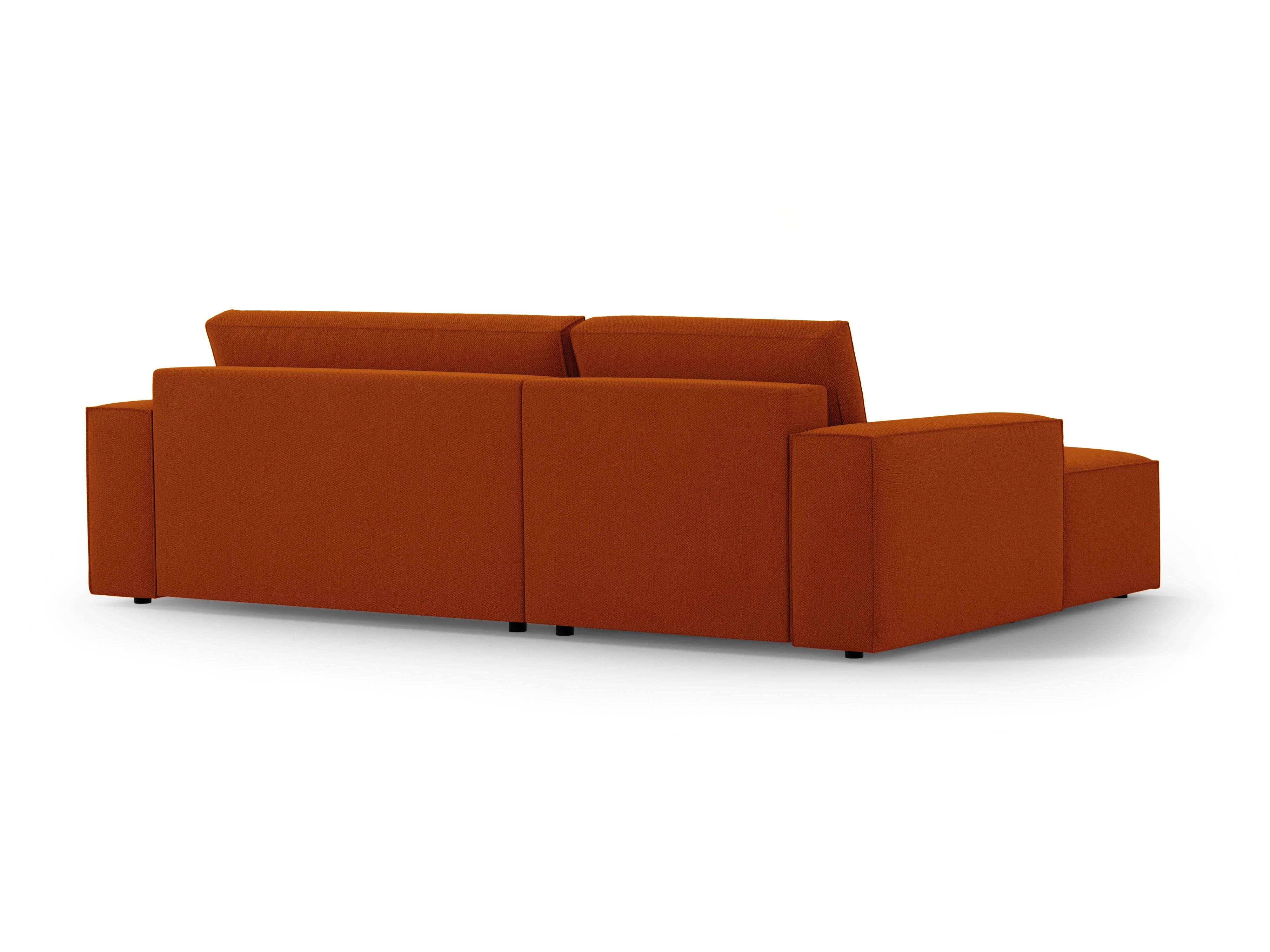 Ecksofa links mit Schlaffunktion JODIE terrakotta