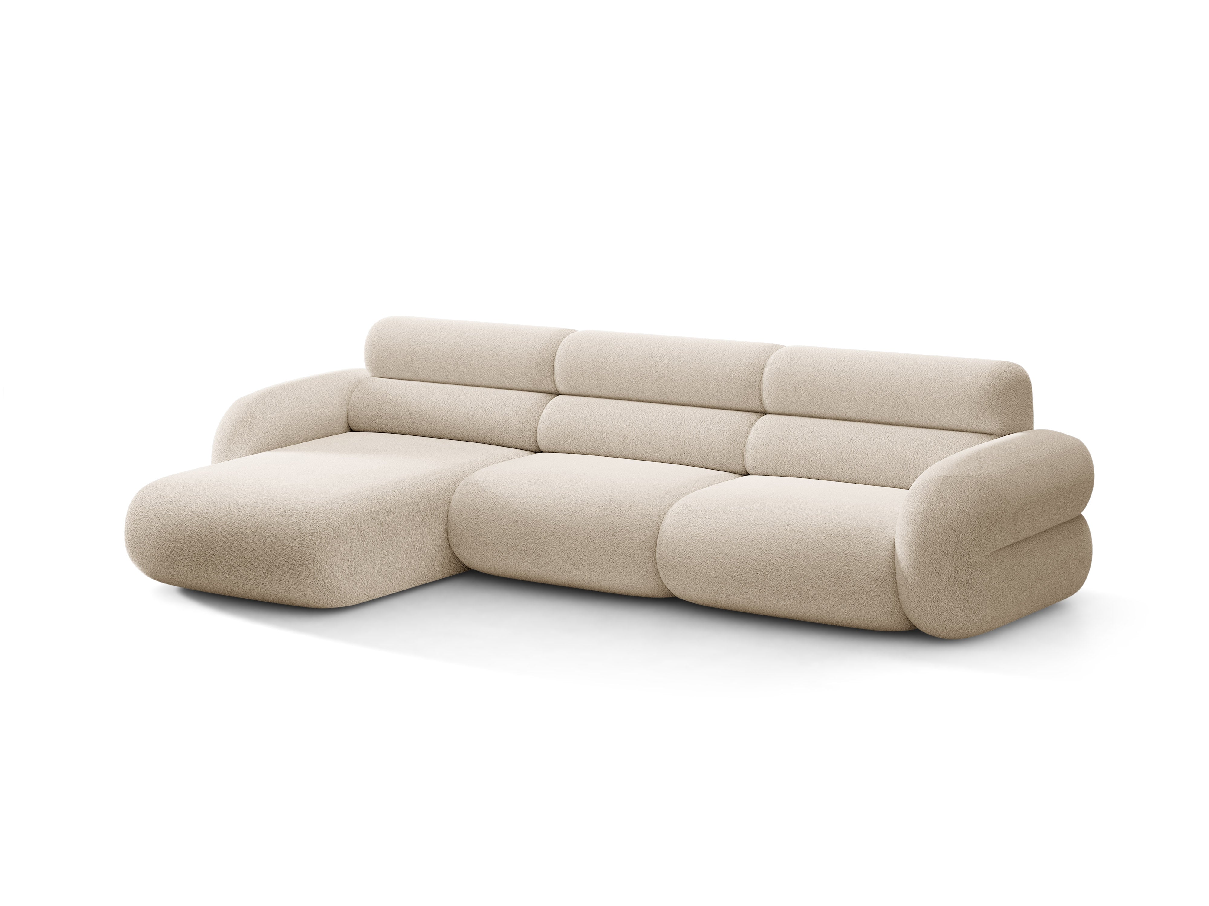 Linker NEO Ecksofa in beigem Boucle