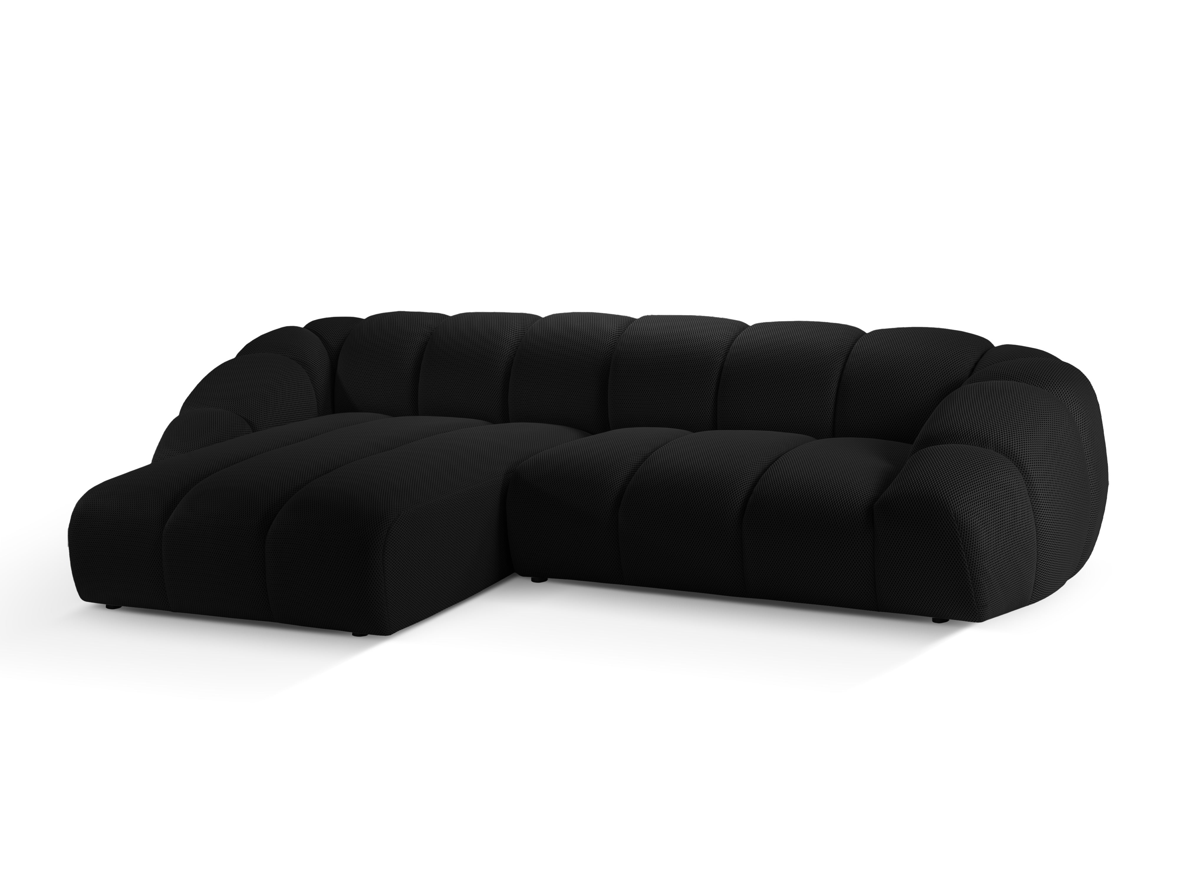 Linksecke Sofa, "Diana", 4 Sitze, schwarz, 334x182x72
In Europa gemacht