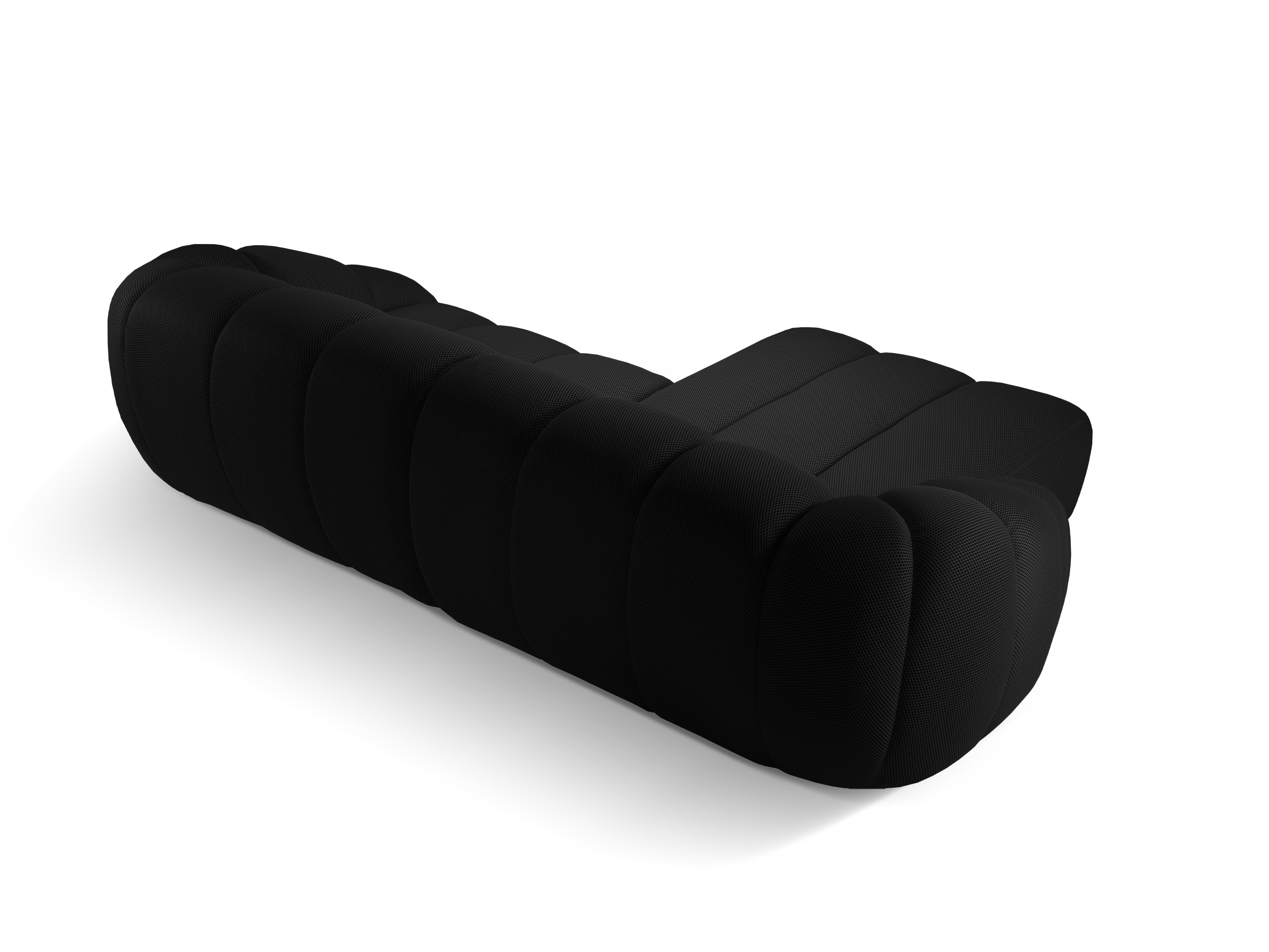 Linksecke Sofa, "Diana", 4 Sitze, schwarz, 334x182x72
In Europa gemacht