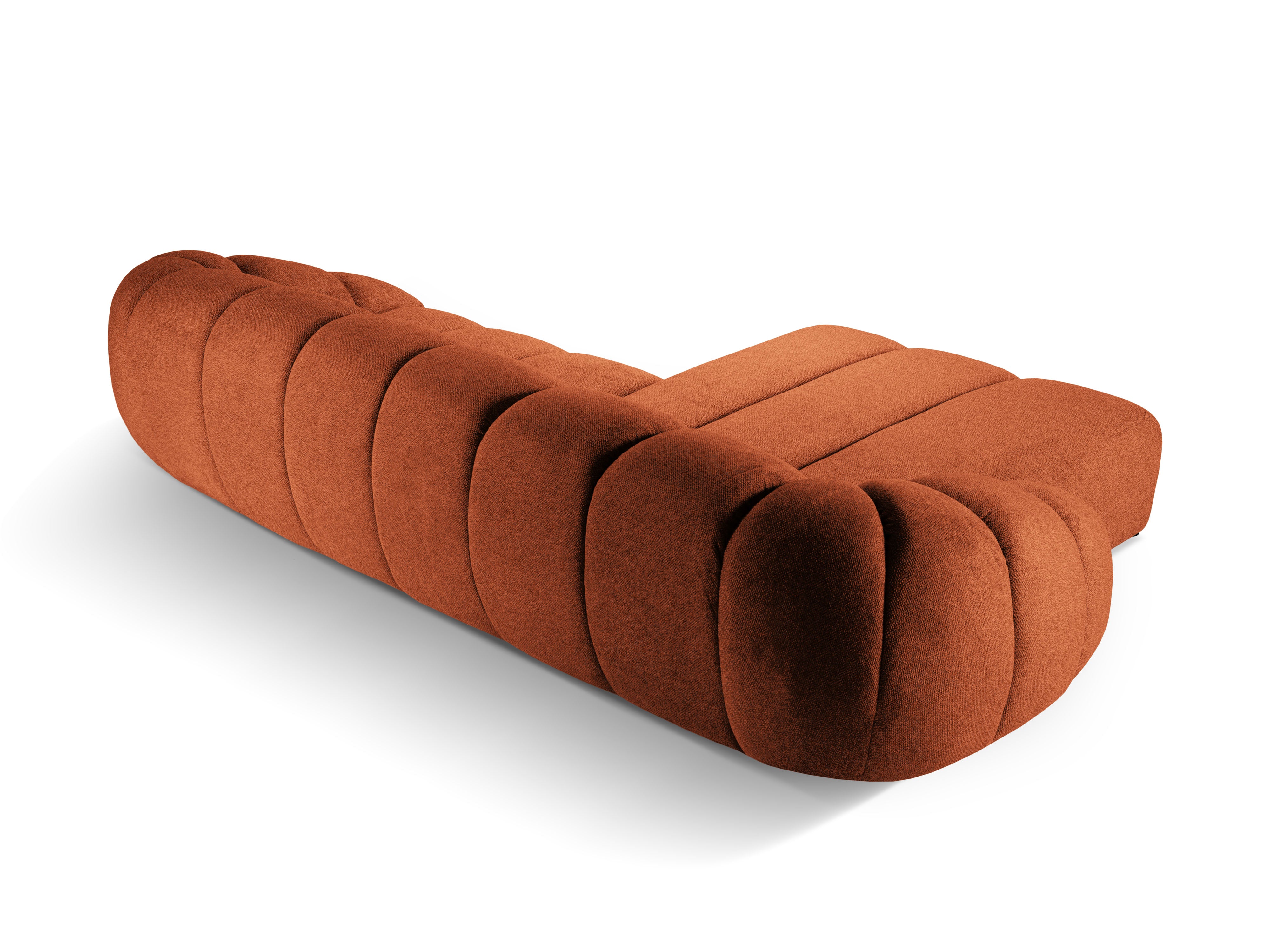 Velvet Linksecke Sofa, "Diana", 4 Sitze, Terrakotta, 334x182x72
In Europa gemacht